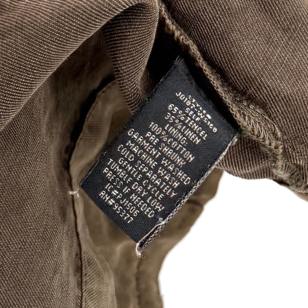 Sanctuary Army Green Olive Utility Field Military Lightweight Jacket