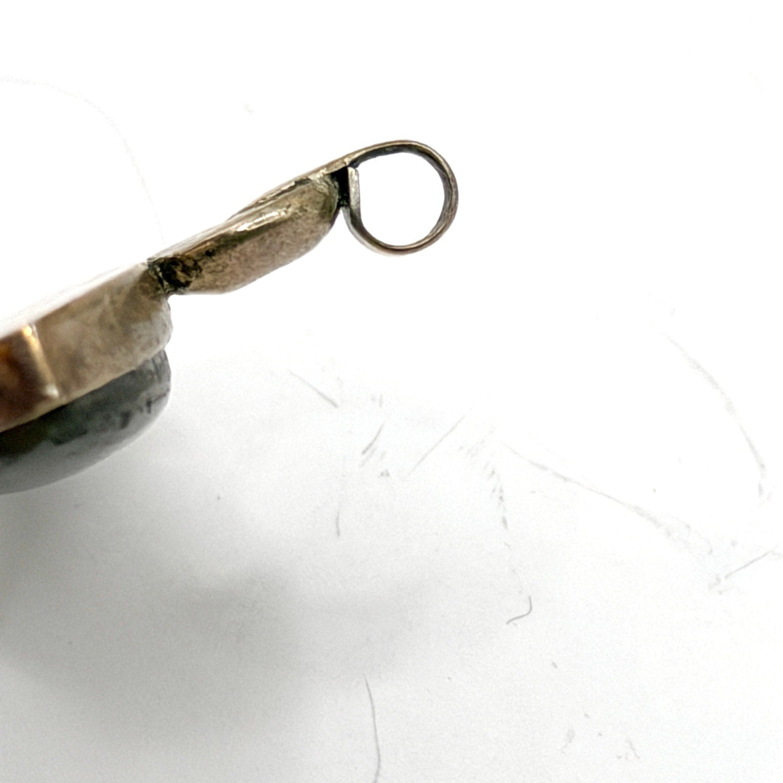 Vintage 90s Sterling Silver Stamped Blue Labradorite Statement Pendant