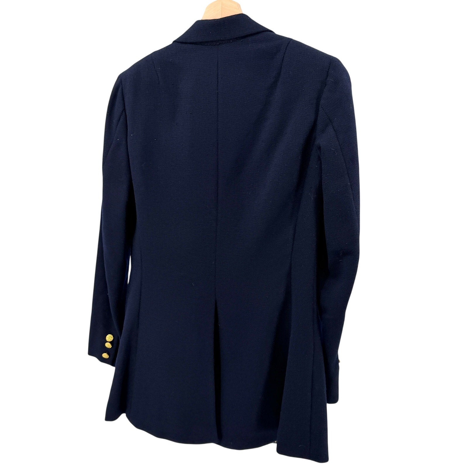 Vintage 70s Leon Block Navy Wool Bahamas Race Week Patch Blazer Jacket