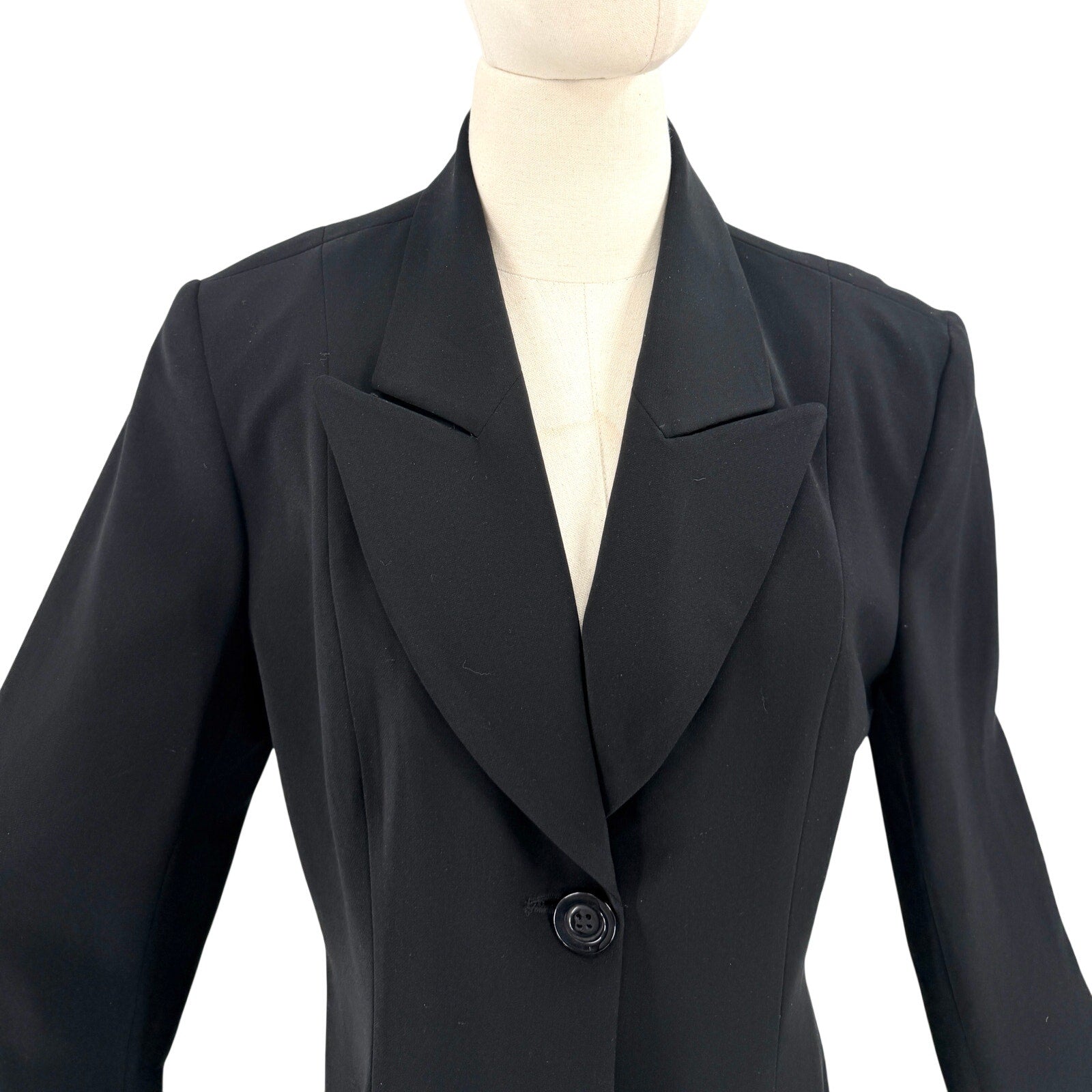 Vintage 80s Ice Cube by Michael Black Oversized Lapel Long Blazer