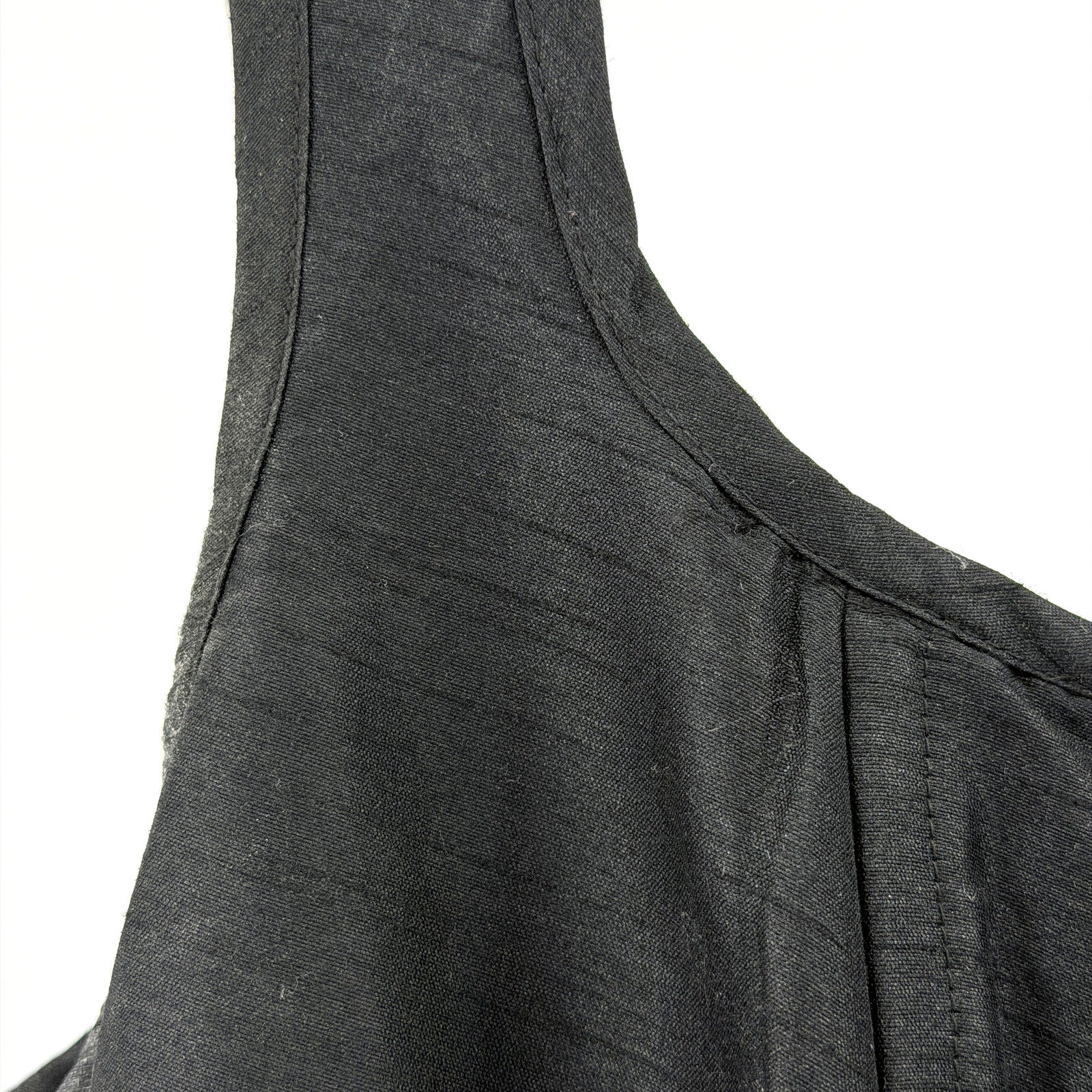 eShakti Black Romantic Goth Tulle Tiered Boned Corset Cocktail Dress