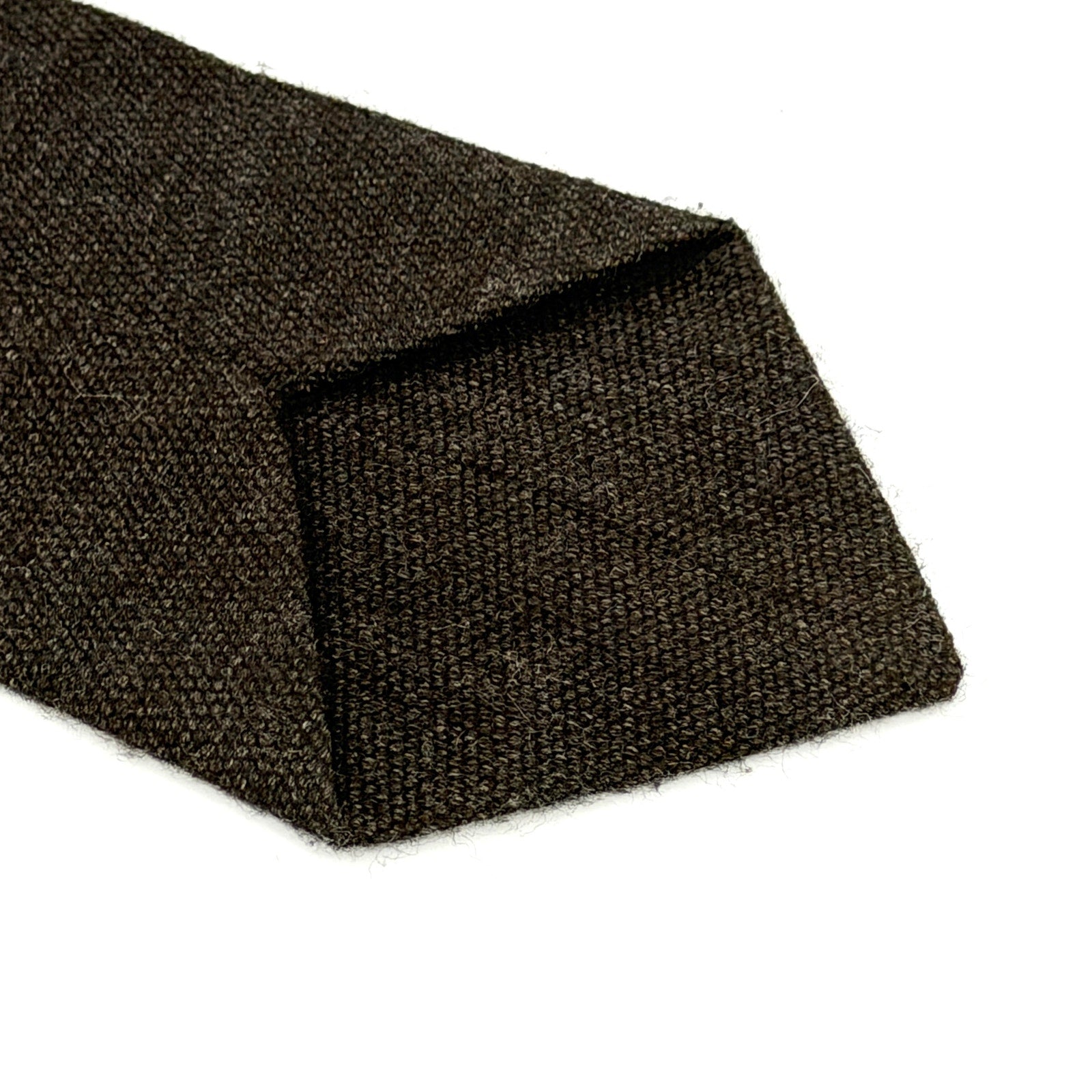 NEW Vintage 90s Creaciones Landa Brown 100% Wool Andean Folk Llama Hand Made Tie