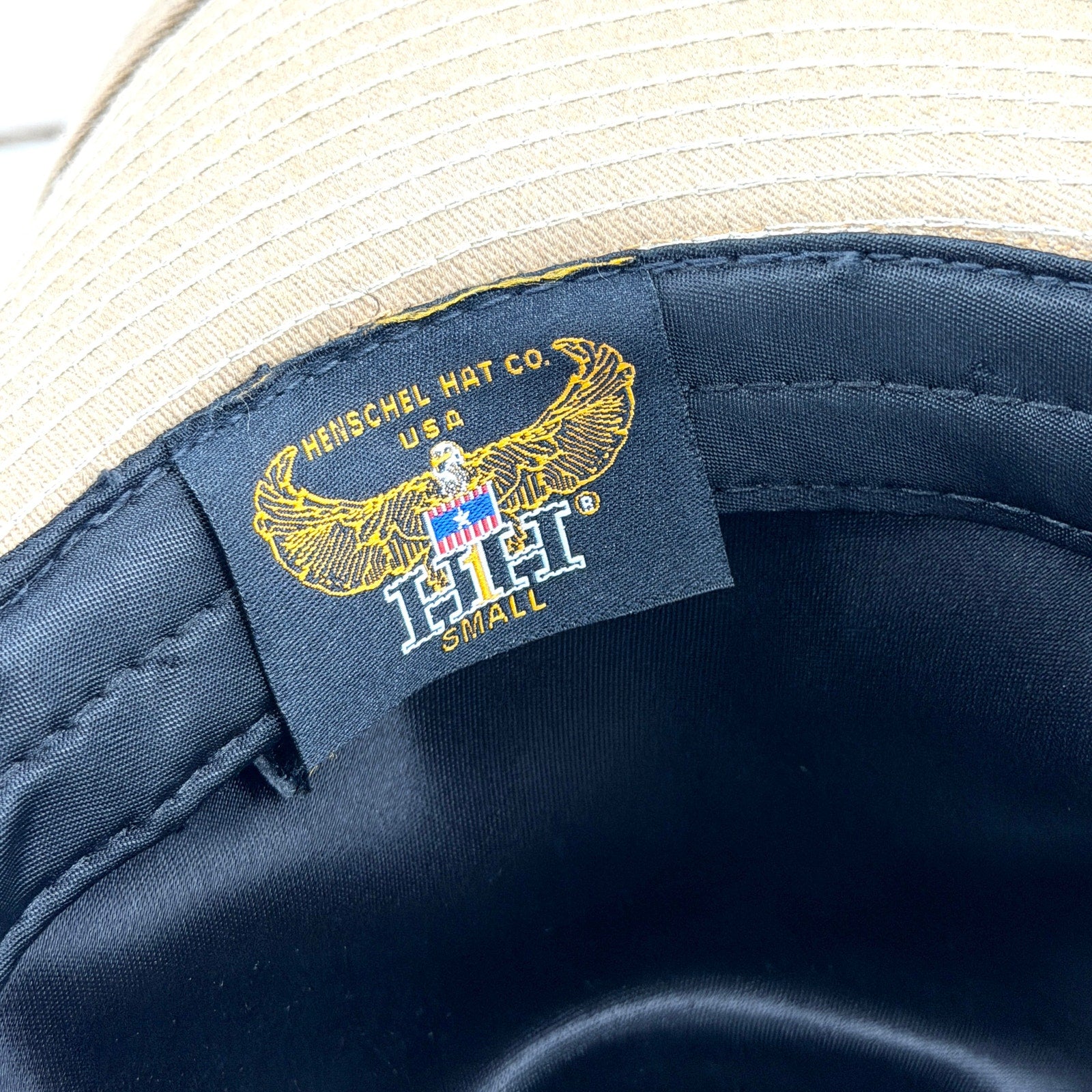 Vintage 90s Henschel Hat Co. Khaki Outdoorsman Fedora Hat