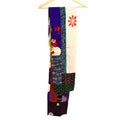 Vintage Reclaimed Japanese Silk Kimono Patchwork Scarf