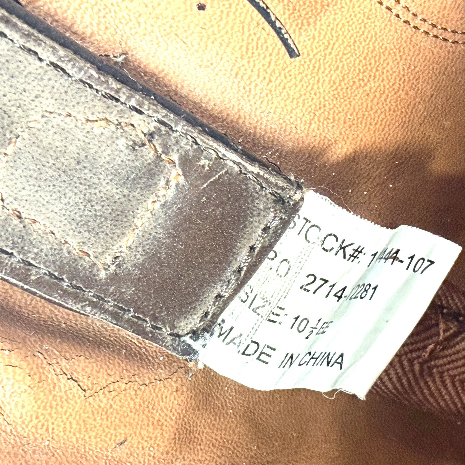 Guide Gear Distressed Brown Genuine Leather Western Cowboy Boots Shoes
