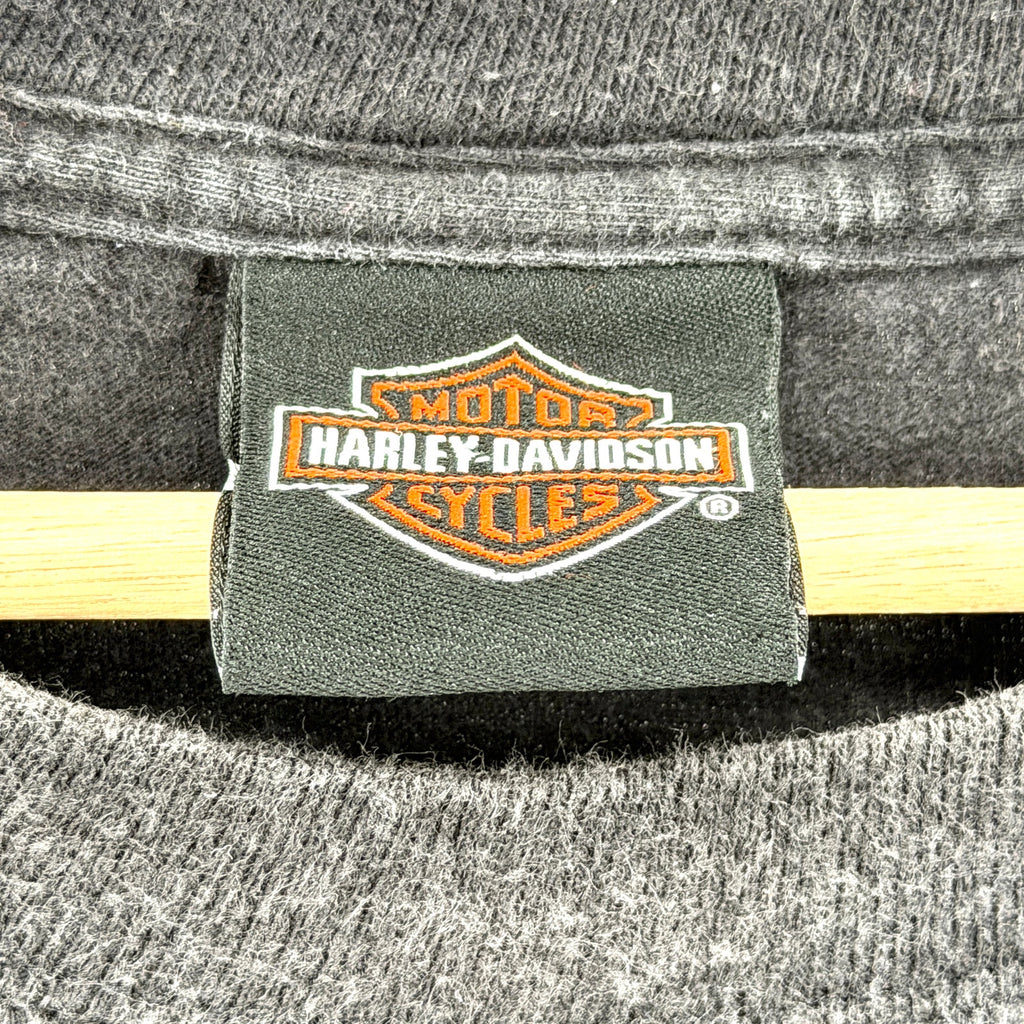 Harley-Davidson Nottingham England Robin Hood Black 100% Cotton T-Shirt