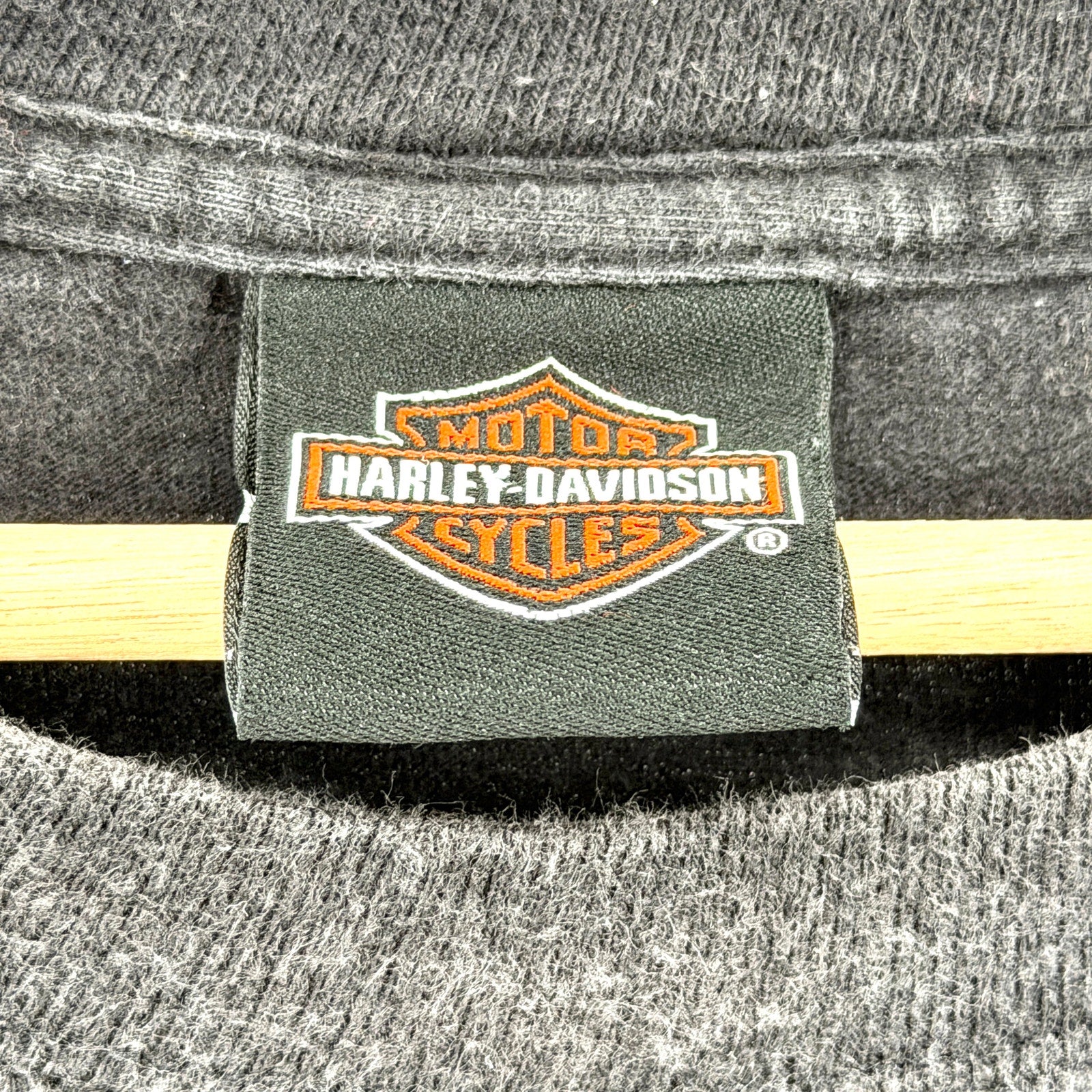Harley-Davidson Nottingham England Robin Hood Black 100% Cotton T-Shirt