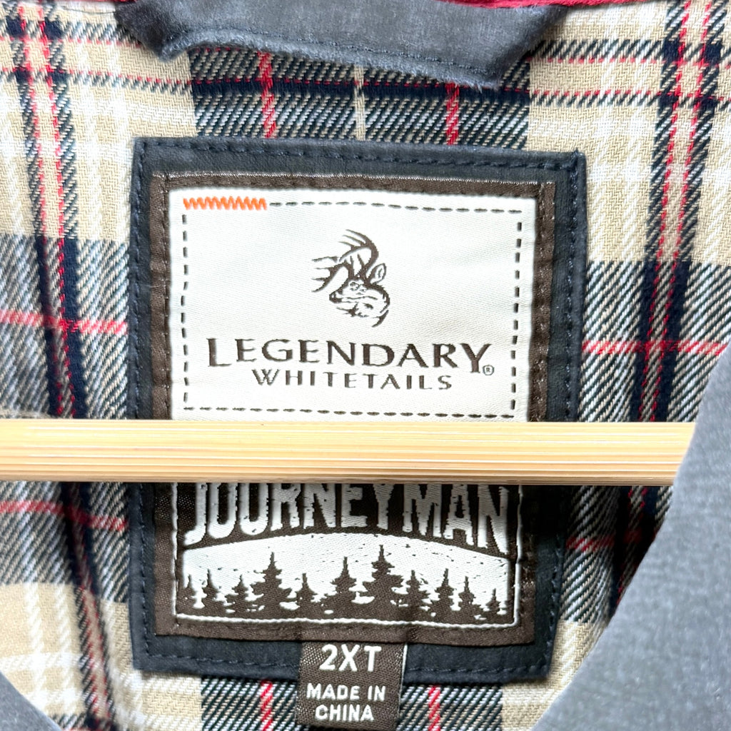 Legendary Whitetails Navy Blue Journeyman Flannel Lined Chore Jacket