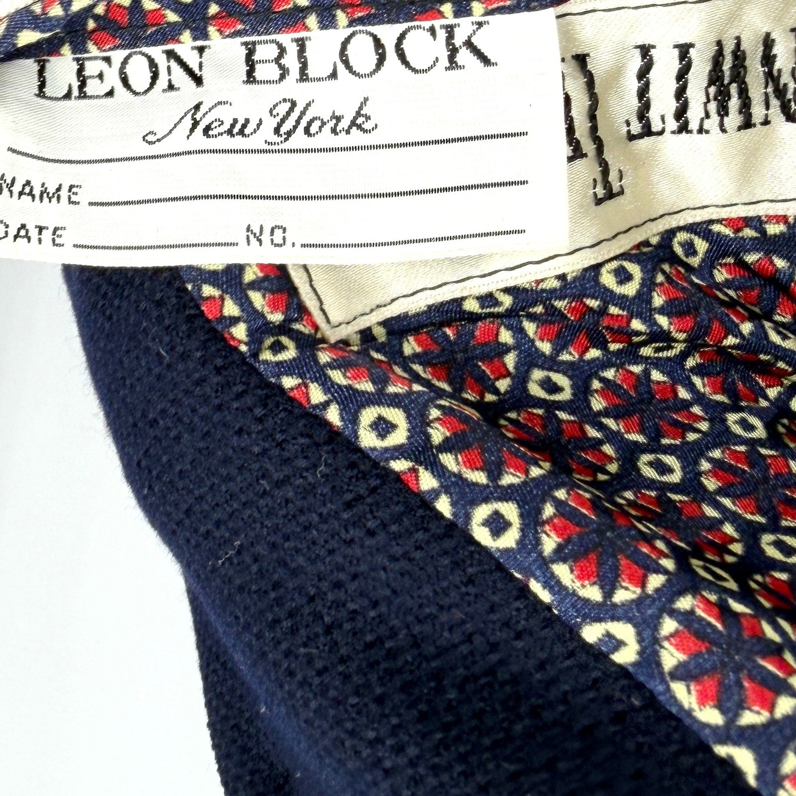 Vintage 70s Leon Block Navy Wool Bahamas Race Week Patch Blazer Jacket