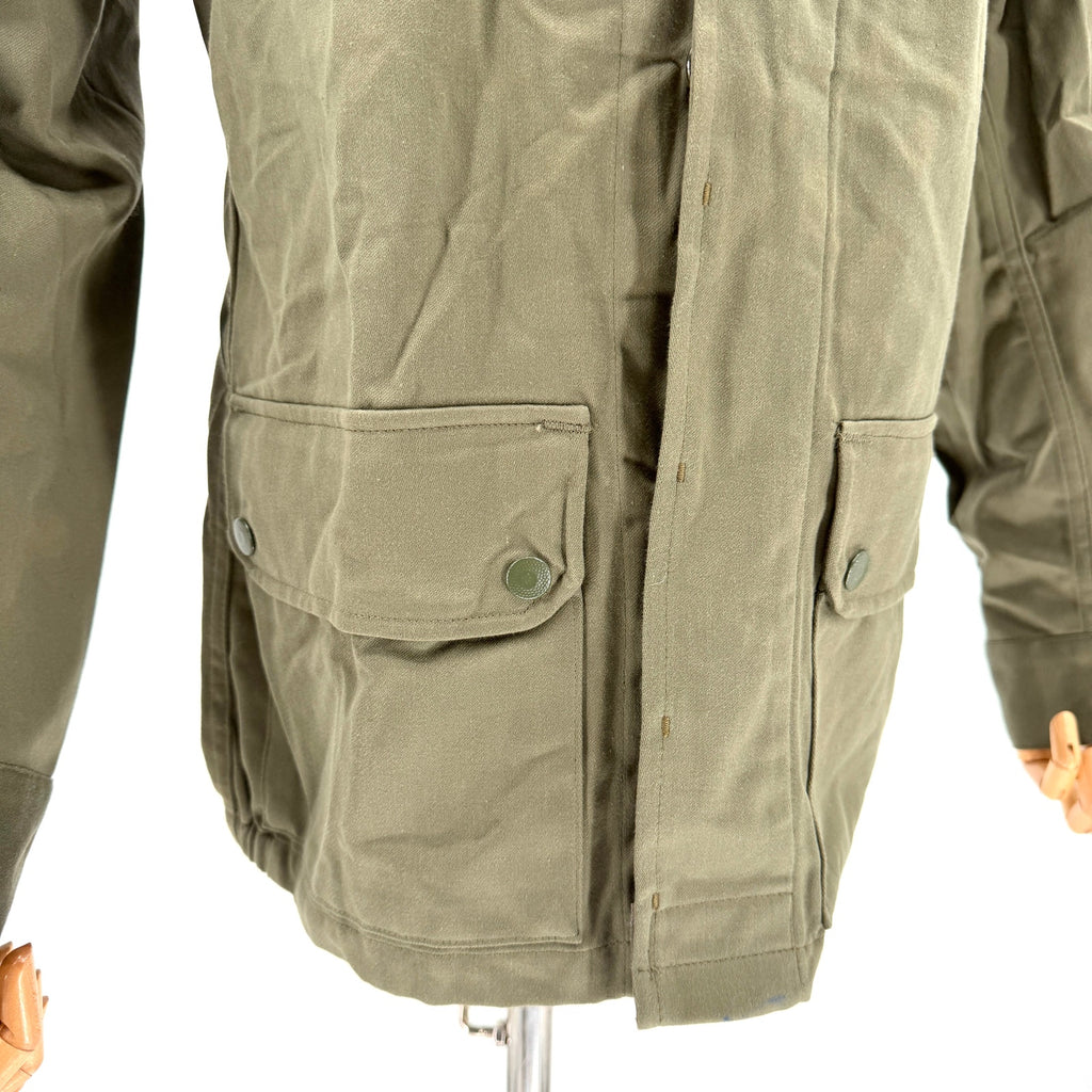 Tomer Peretz Green Hand Painted War Is Over Collection Military Field Jacket