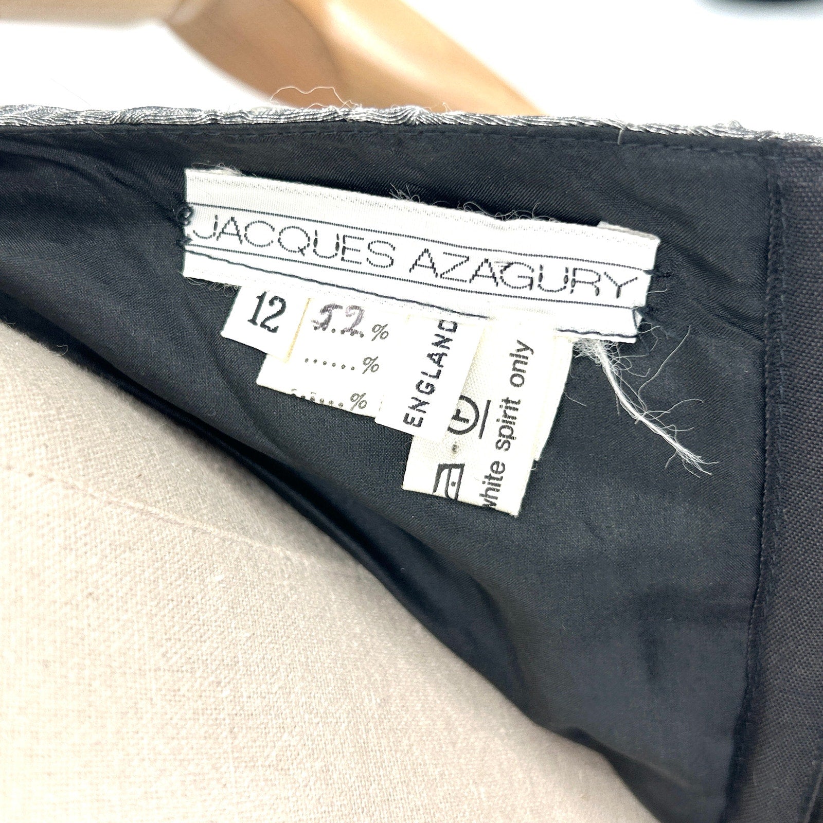 Vintage 90s Jacques Azagury Silver Metallic Sequin Silk Strapless Boned Dress