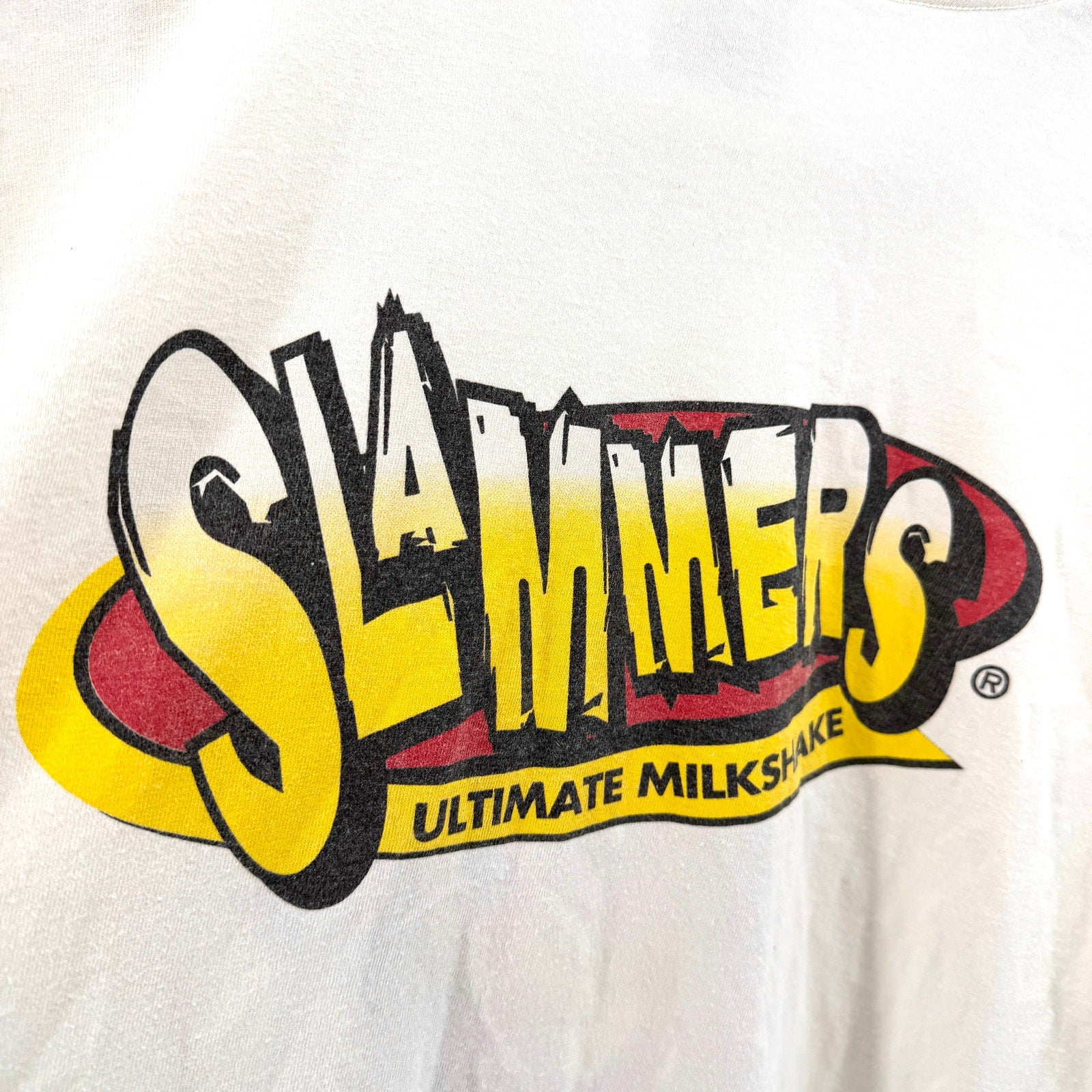 Vintage 90s Hanes White 100% Cotton Miami Heat Fan Tunnel T-Shirt