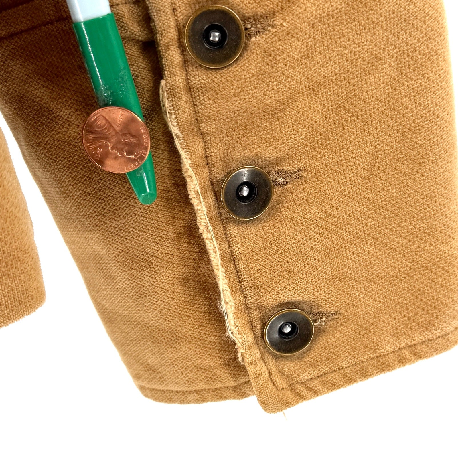 Vintage Y2K Sinéquanone Tan Structured Utility Field Jacket