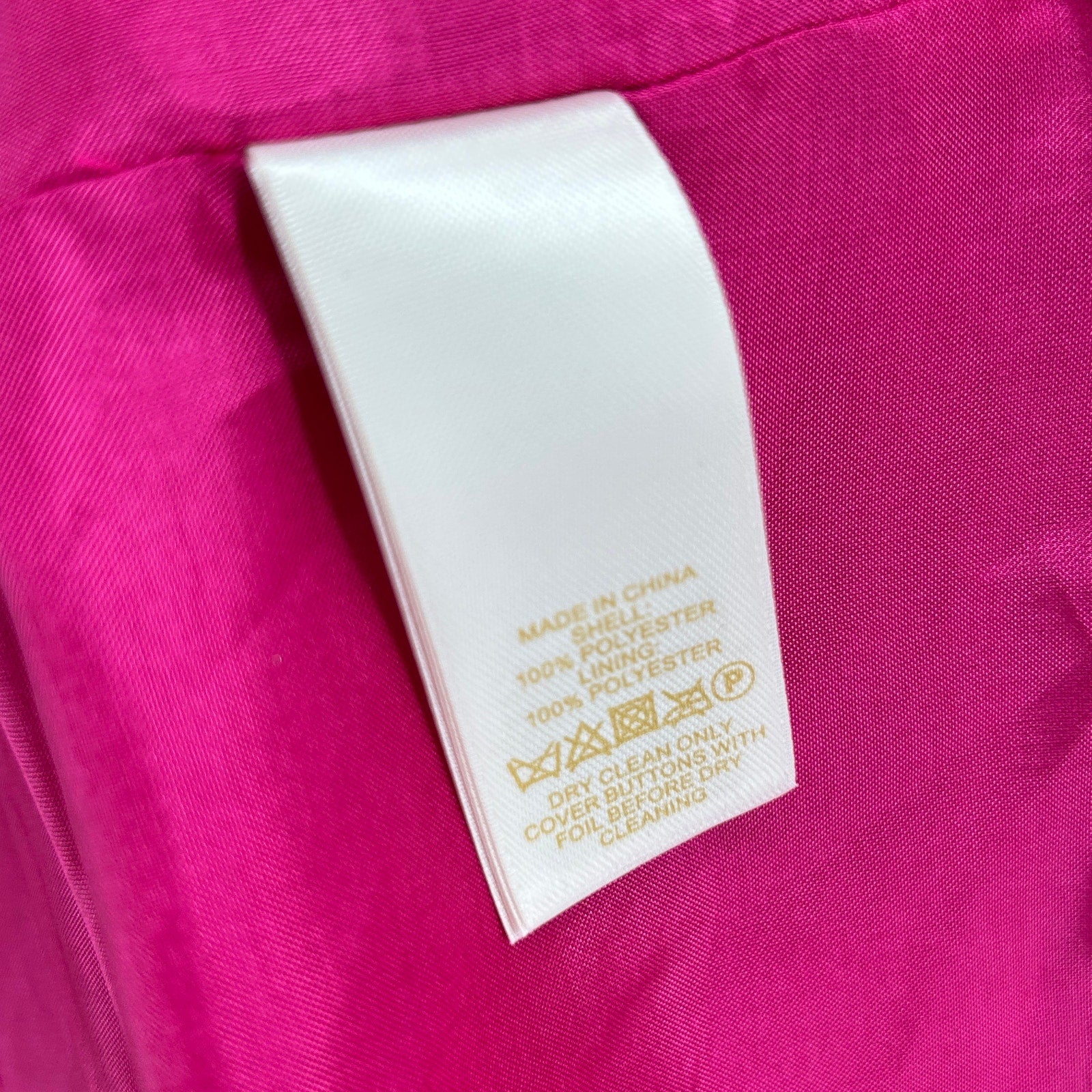 Kate Spade Hot Pink Scalloped Tiered Shift Dress