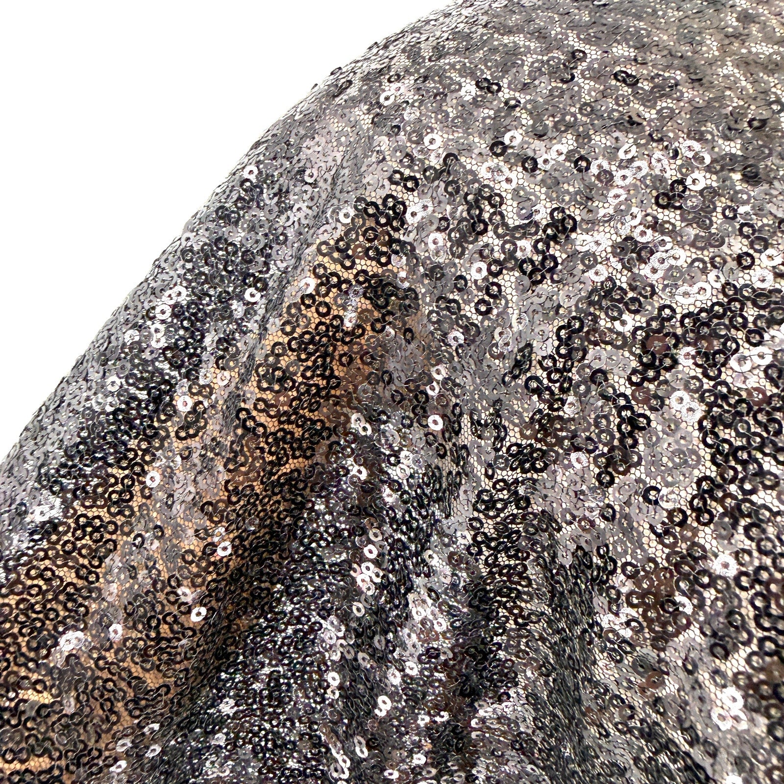 Black Sheer Sequin Evening Capelet Cloak With Frog Closure