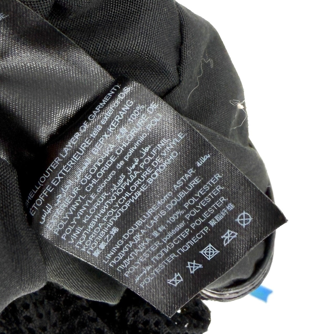 Vintage Y2K Bebe Sport Black Satin Logo Print Bungee Backpack