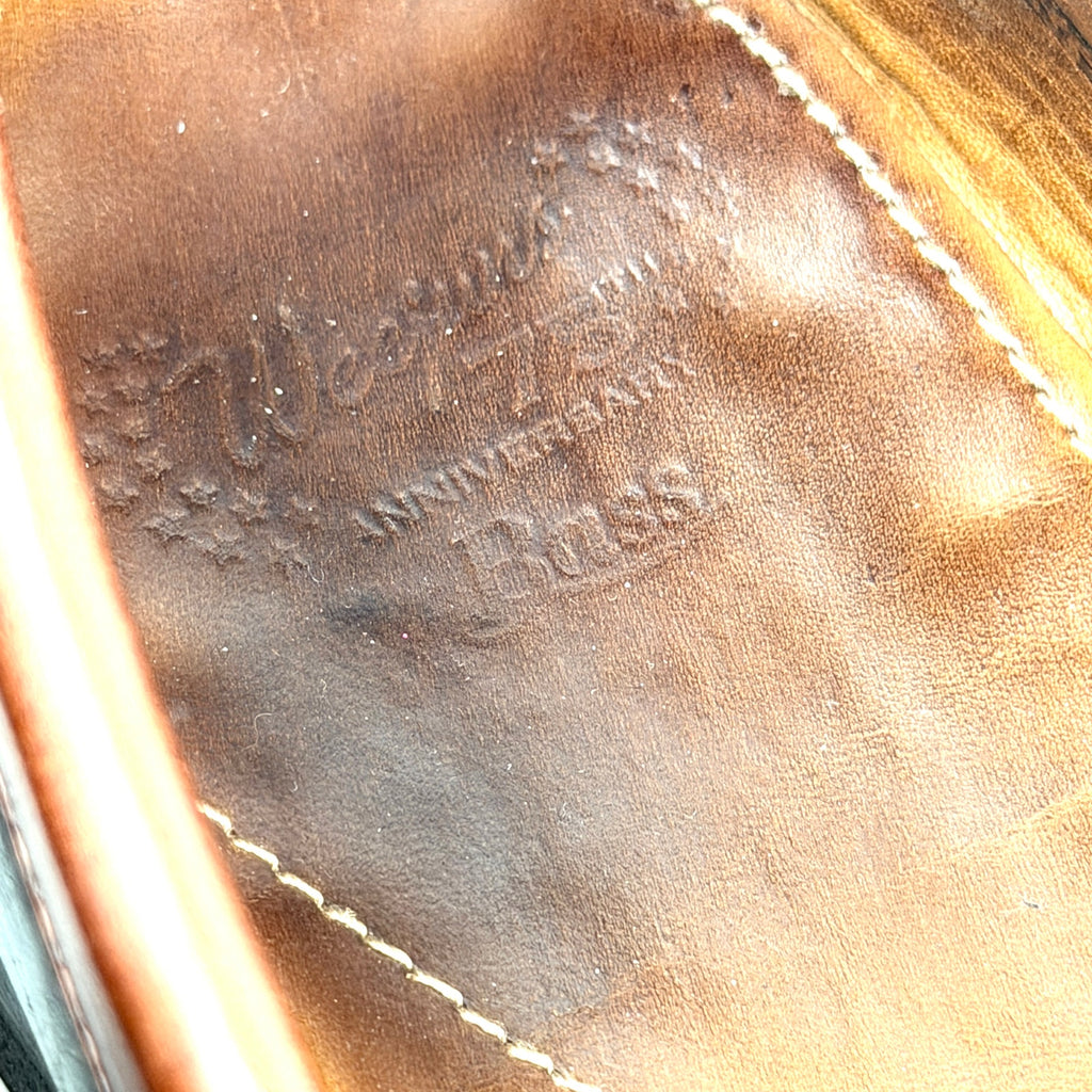 GH Bass Weejuns 75th Anniversary Black Brown Leather Penny Loafers