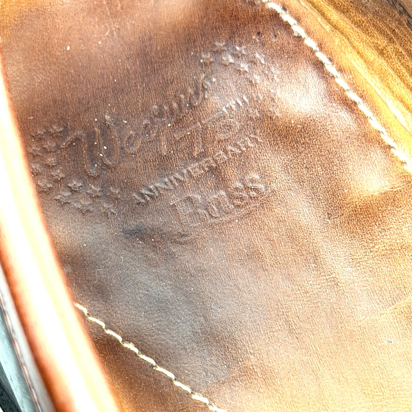 GH Bass Weejuns 75th Anniversary Black Brown Leather Penny Loafers