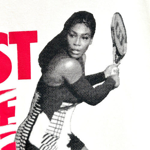 Nike White Red Greatest Female Athlete Serena Williams Graphic Tee