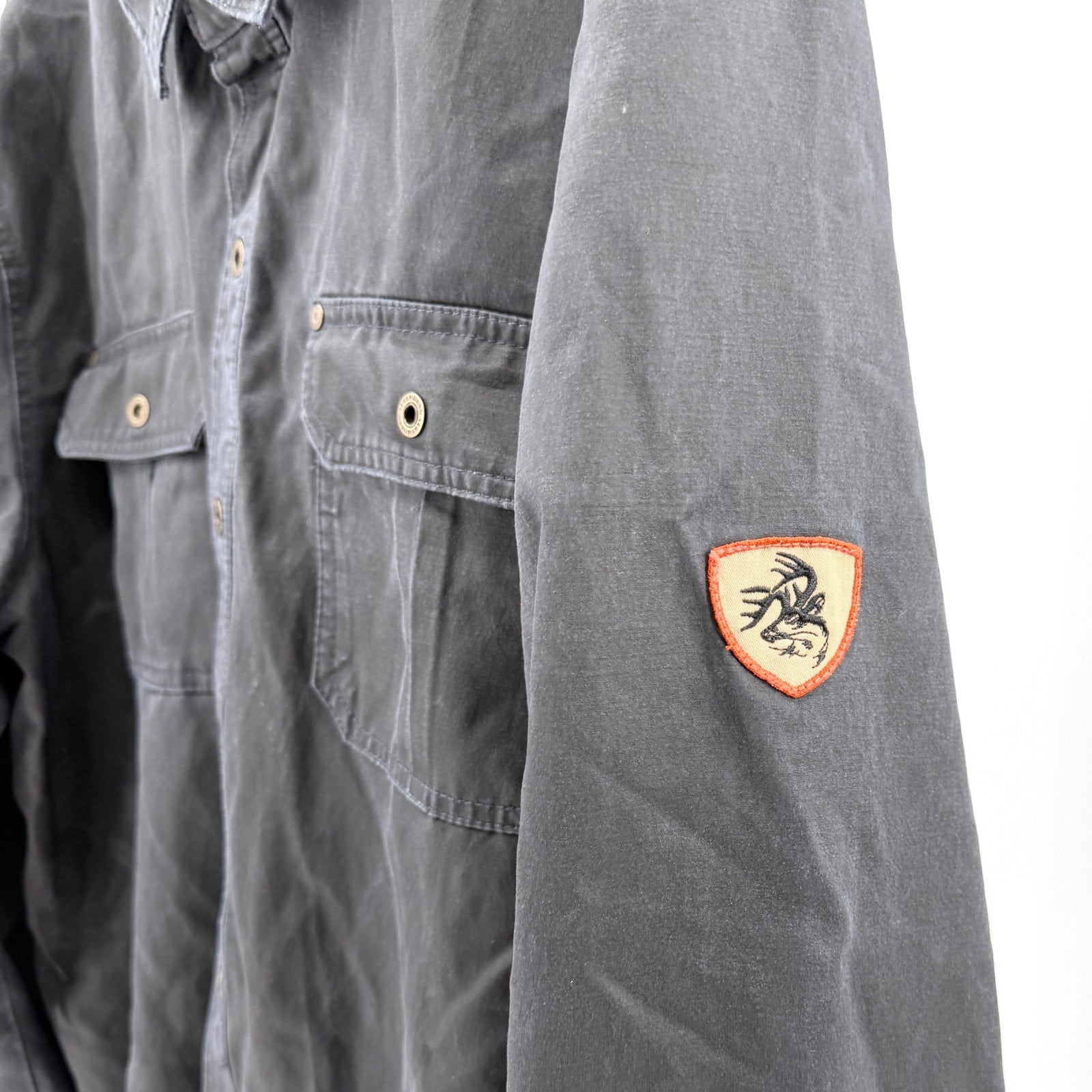 Legendary Whitetails Navy Blue Journeyman Flannel Lined Chore Jacket