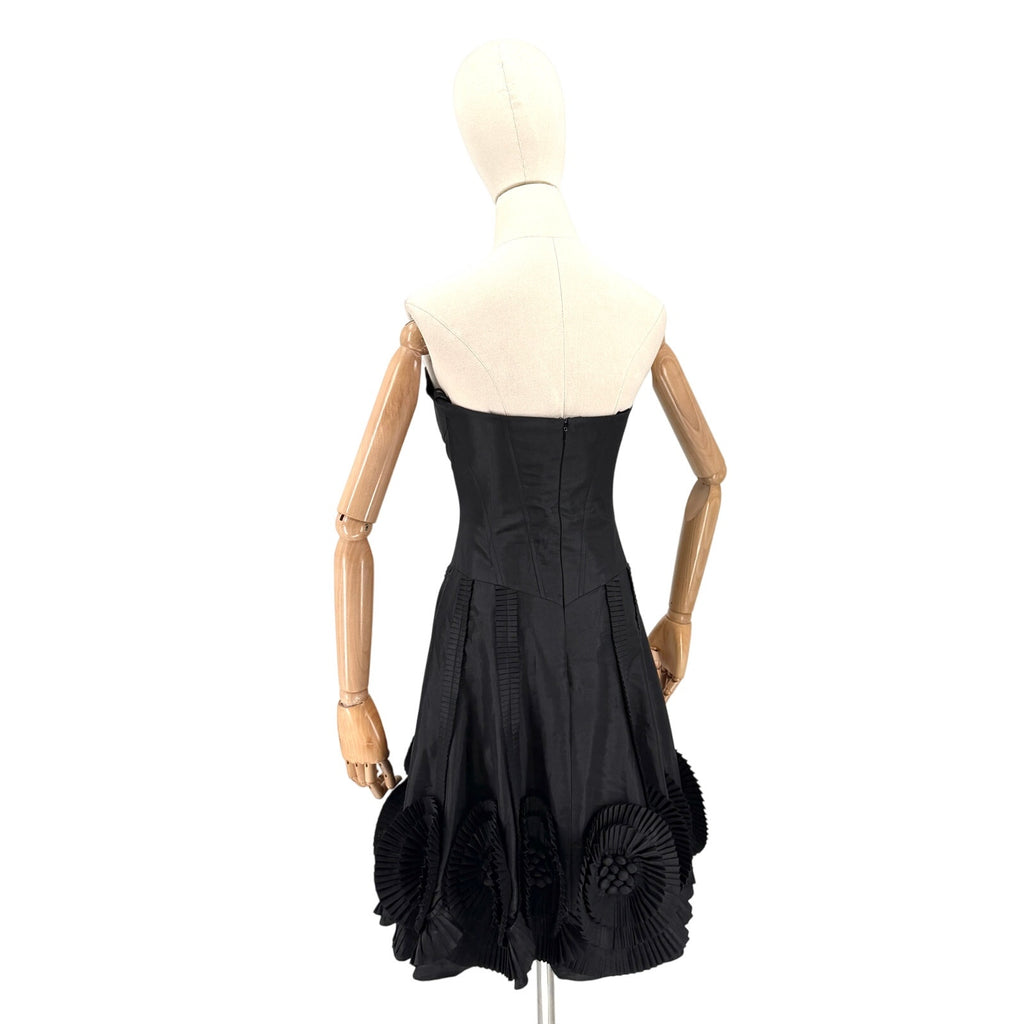 Vintage Y2K Etoile Black Sweetheart Bodice Mini Cocktail Dress