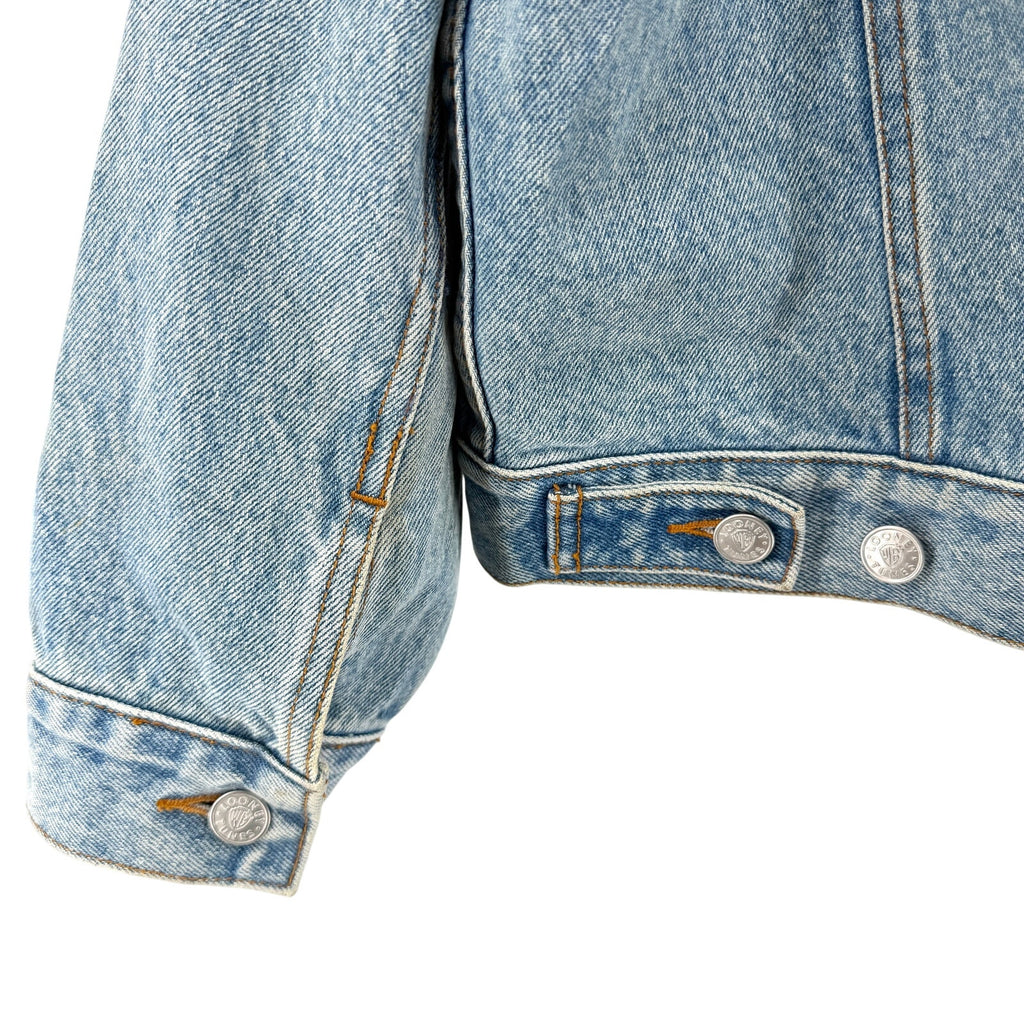 Vintage 90s Warner Bros Looney Tunes Blue Denim Trucker Jacket