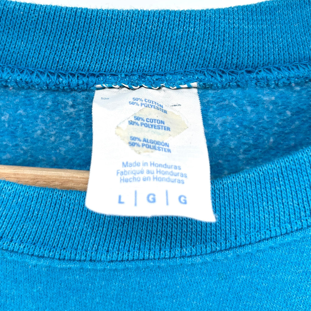 Vintage 90s Las Olas Teal Graphic Sweatshirt