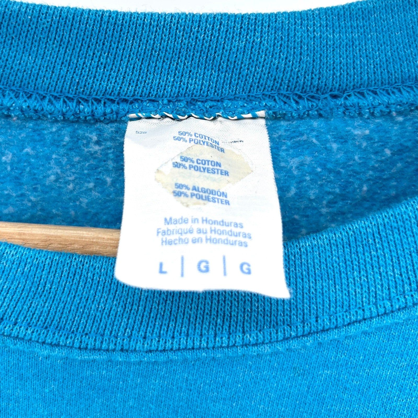 Vintage 90s Las Olas Teal Graphic Sweatshirt
