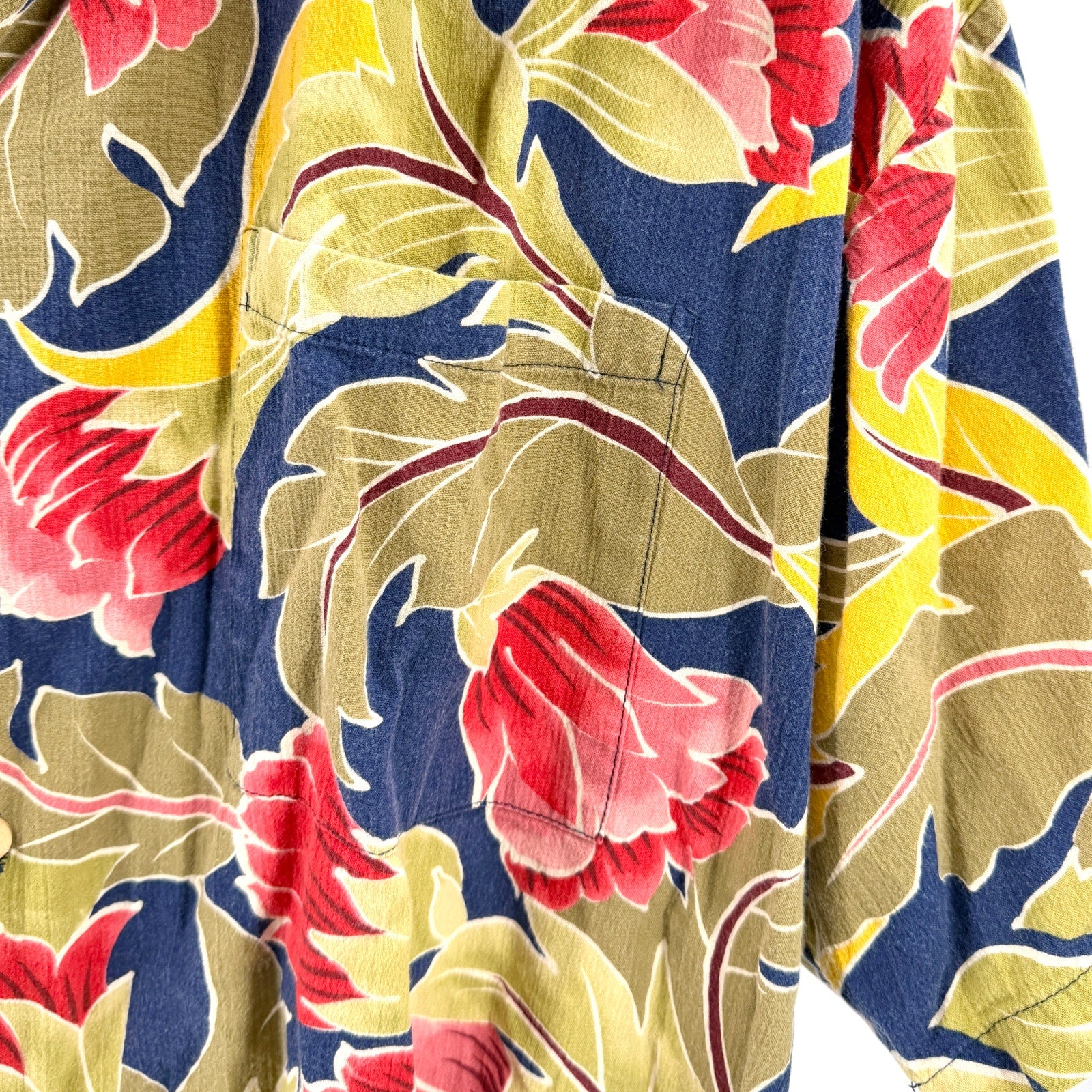 Vintage 90s Cooke Street Liberty House Hawaiian Aloha Tropical Floral Shirt