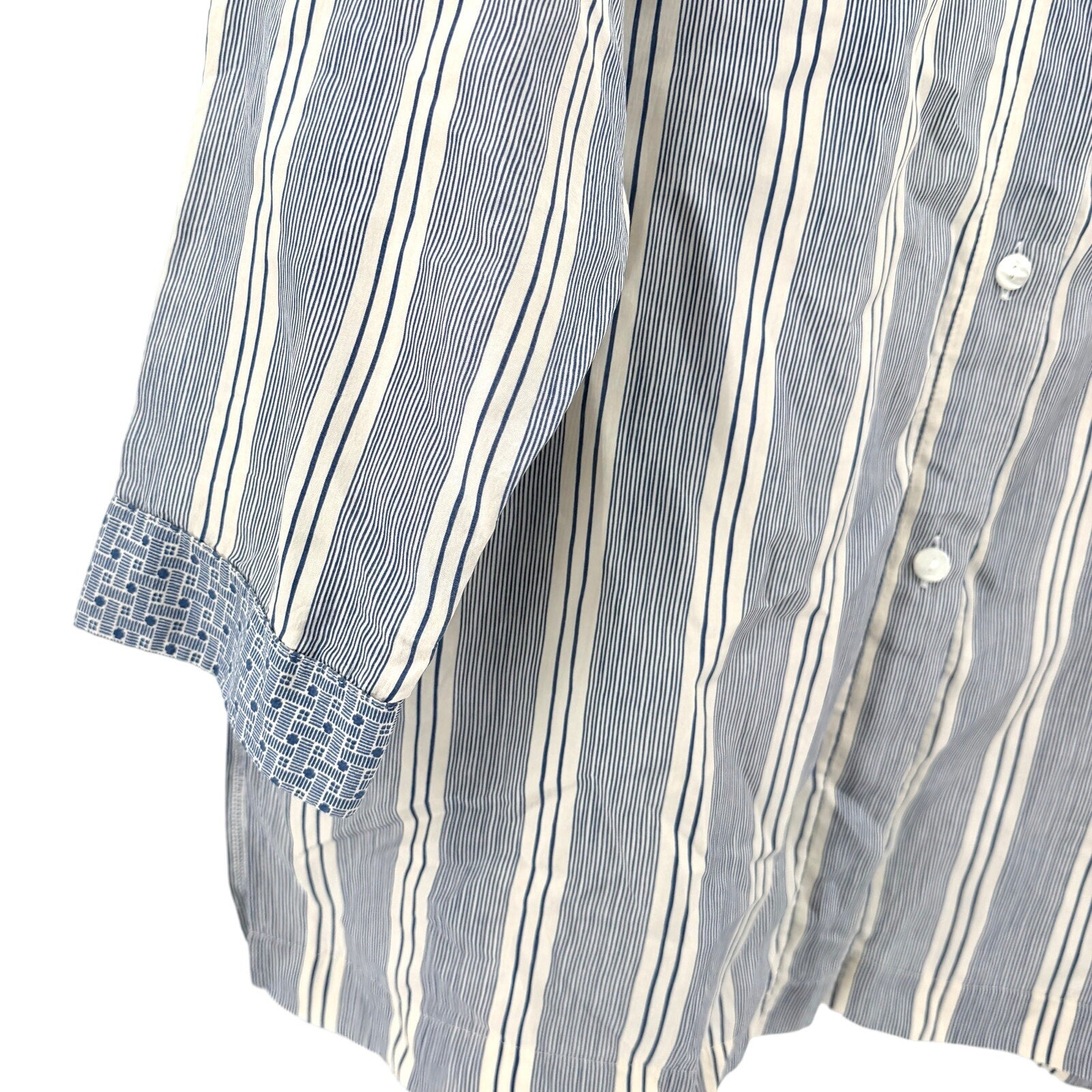 Vintage 90s Louis Féraud 100% Silk Striped Oversized Pajama Top