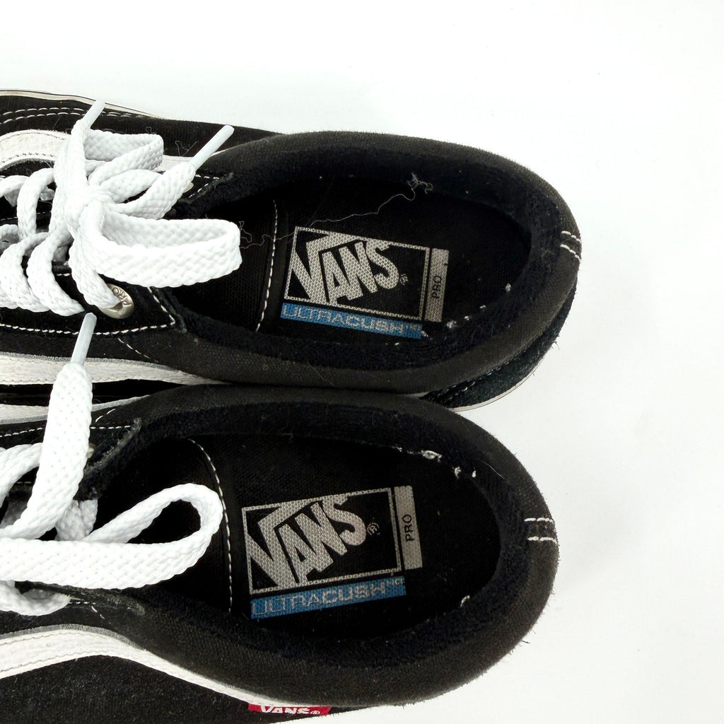 Vans Black White Canvas Suede Pro UltraKush Classic Skate Sneakers