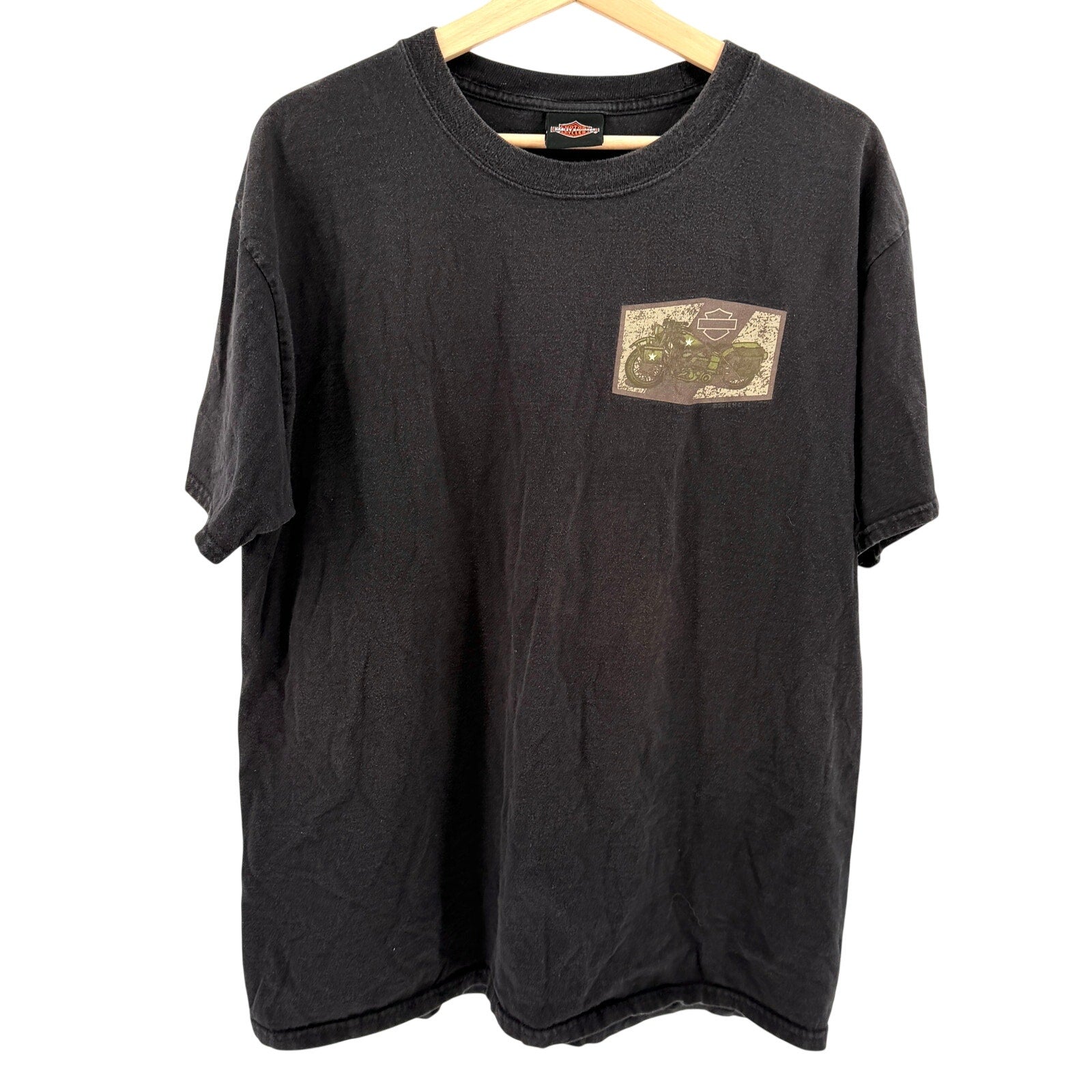 Harley-Davidson Nottingham England Robin Hood Black 100% Cotton T-Shirt