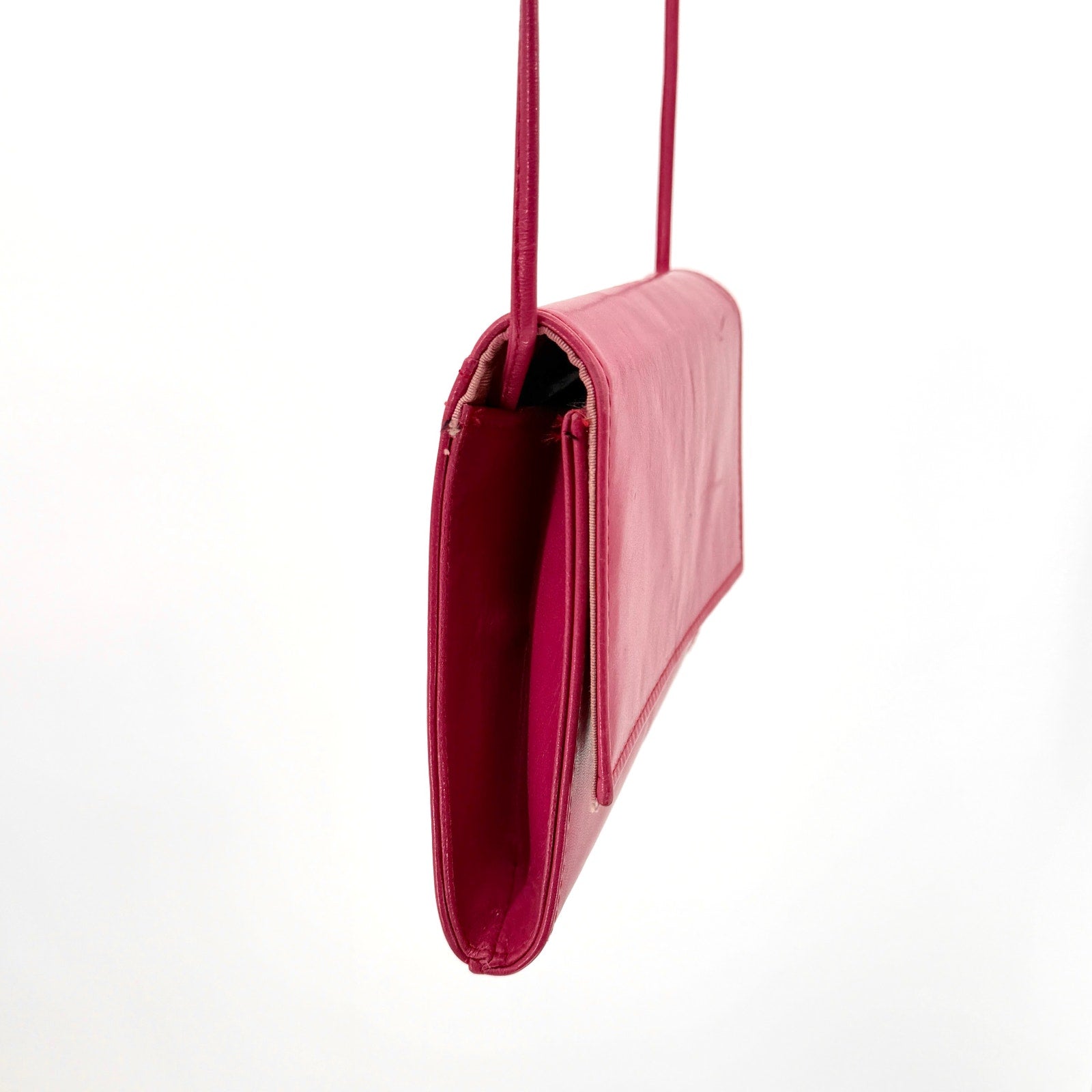 Vintage 90s Easy Spirit Pink Genuine Leather Crossbody Purse