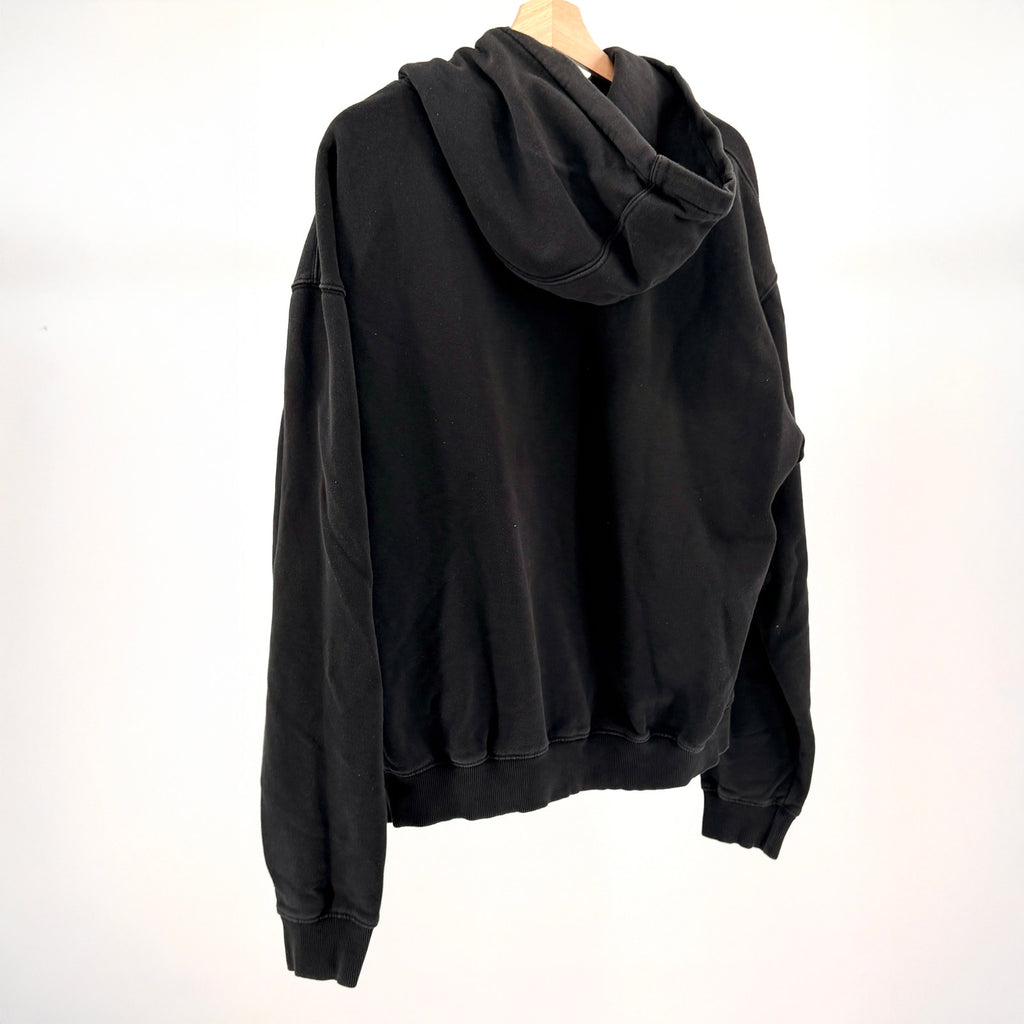 LFDY Live Fast Clothing Heavy Washed Black Oversized Graphic Hoodie