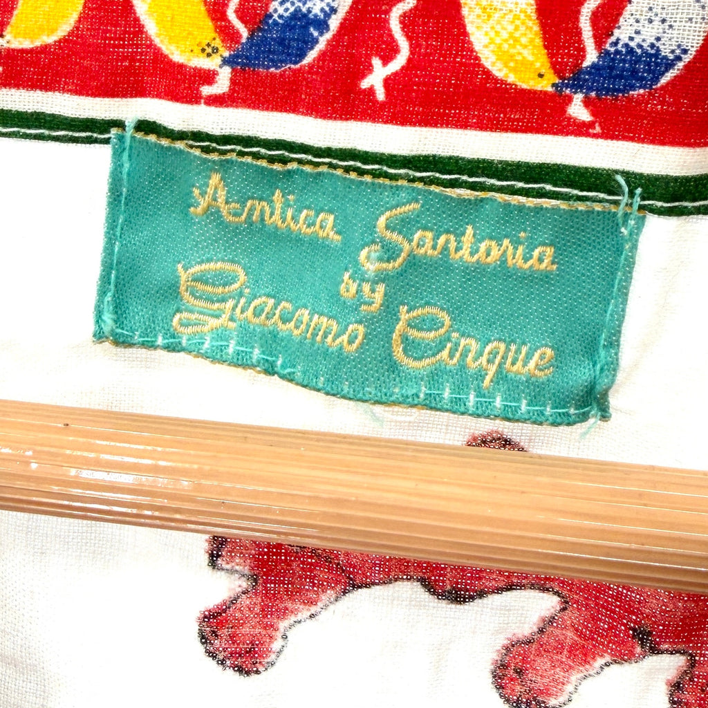Antica Sartoria by Giacomo Cinque Coral Playing Cards Cotton Tunic