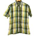 Paul Smith Green Yellow Plaid 100% Cotton Button Down Shirt
