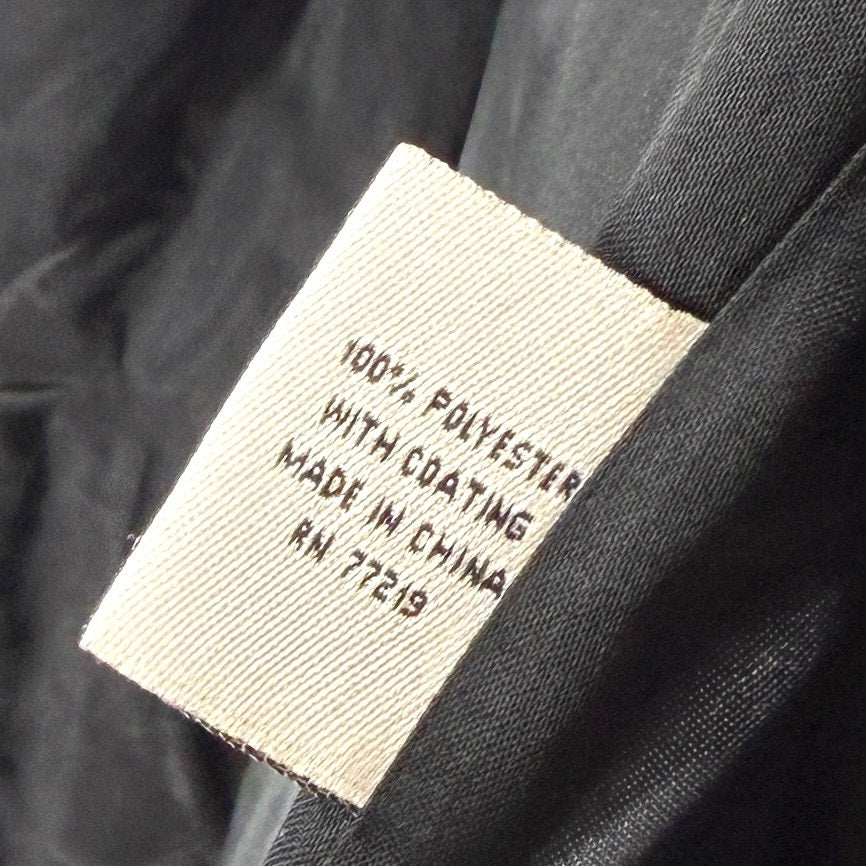 Wilke Rodriguez Black Hooded Satin Lined Raincoat