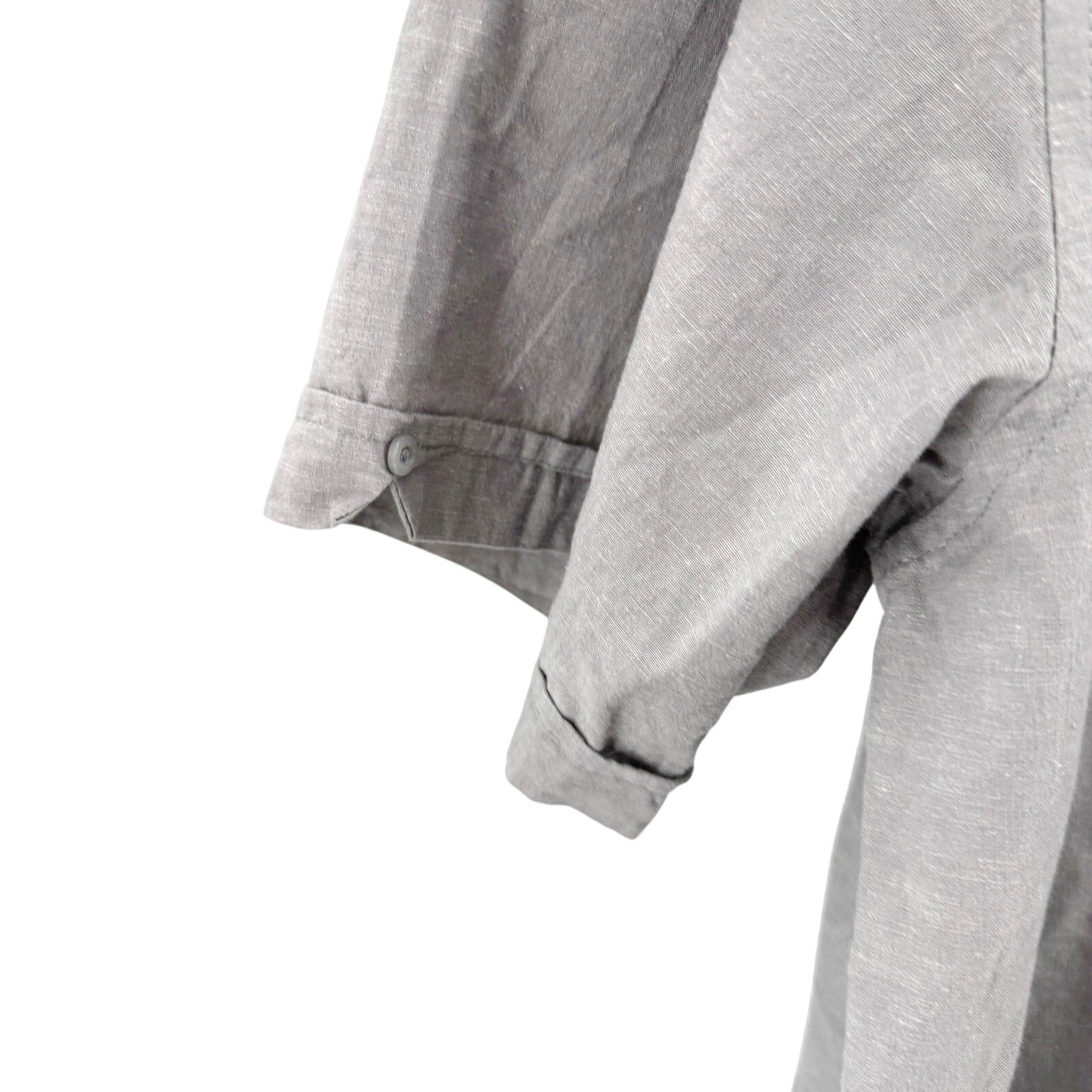 Cubavera Grey Guayabera Two Pocket Camp Shirt