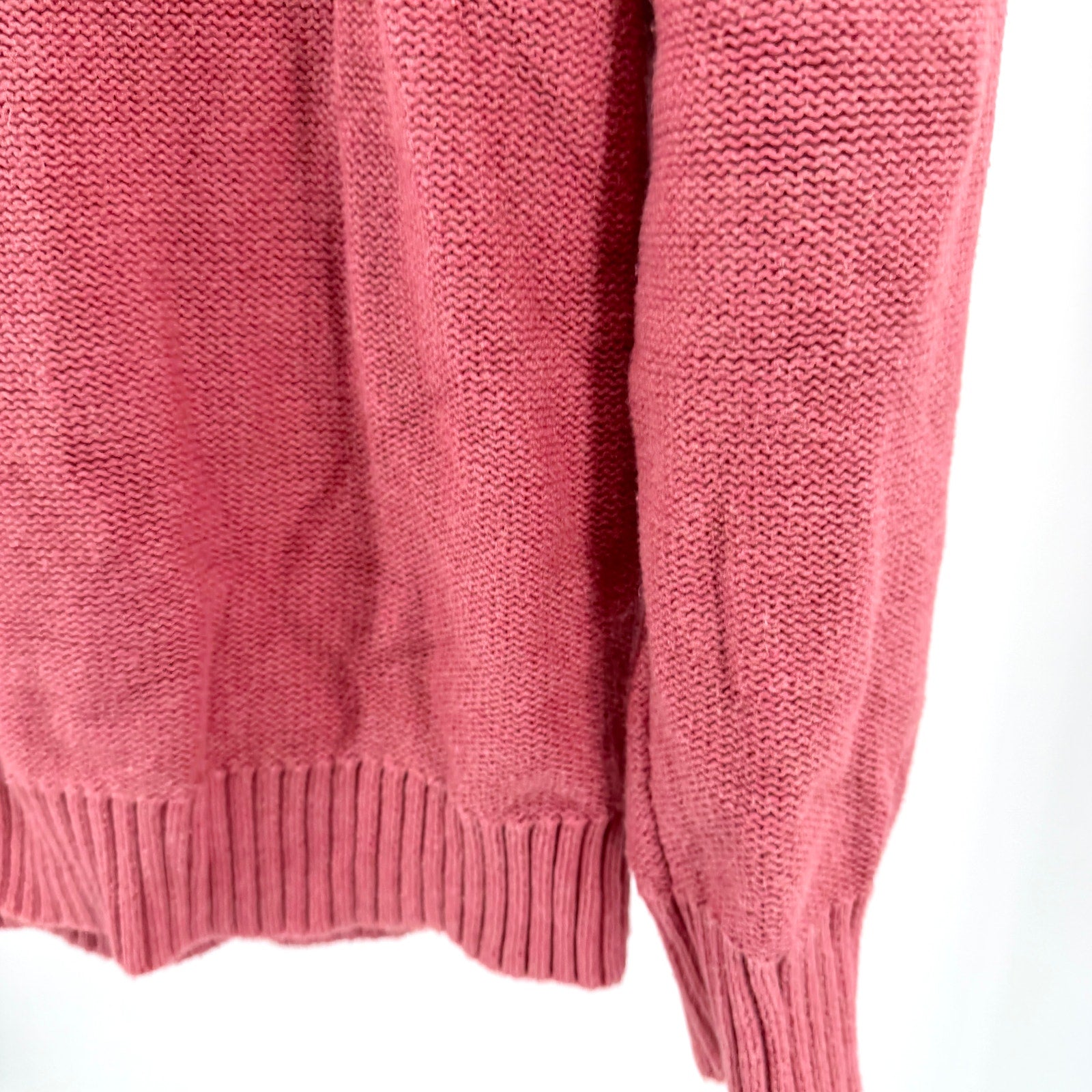 J.Crew Pink 100% Cotton Classic Preppy Crewneck Sweater