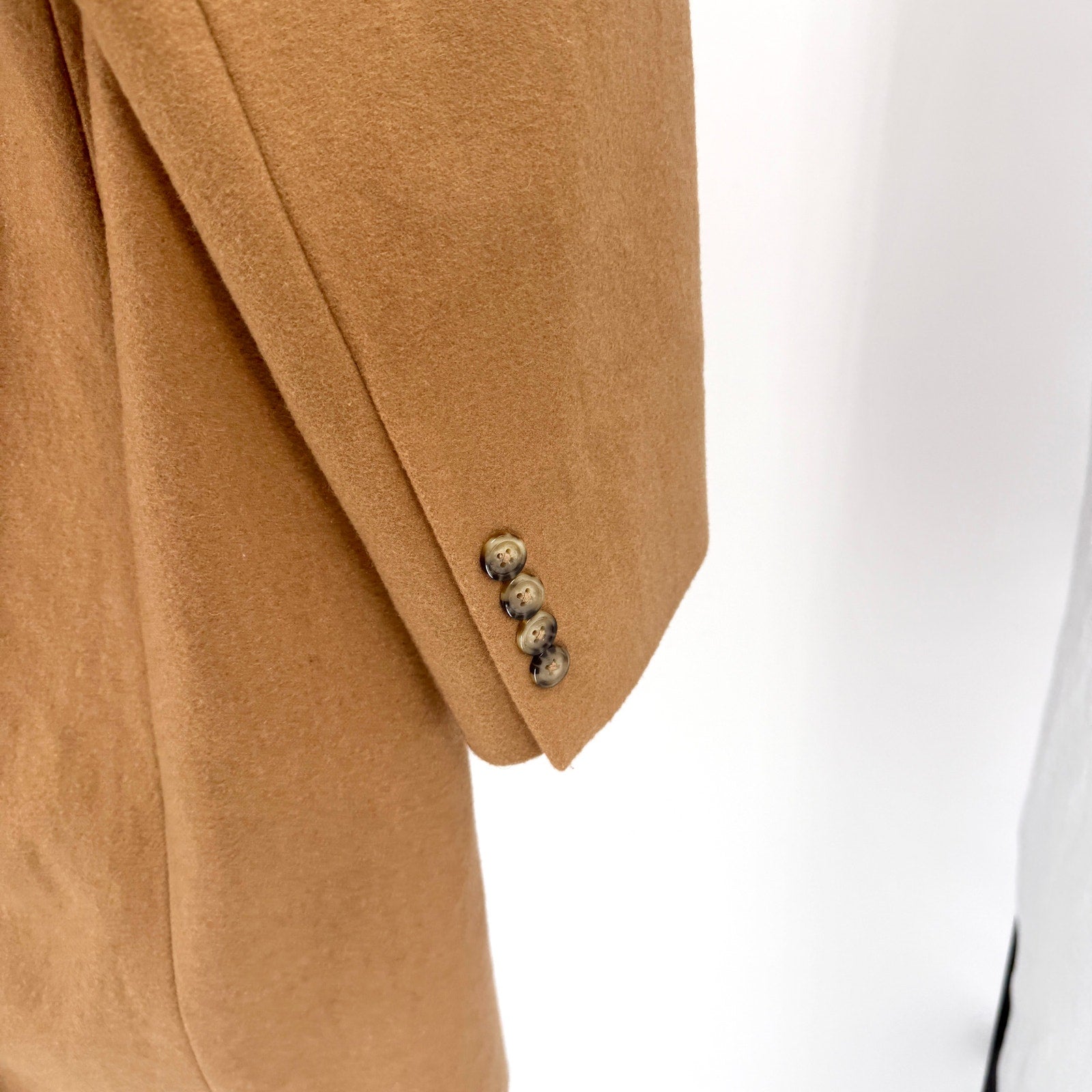 Vintage 90s Towne by London Fog Camel Classic Menswear Overcoat