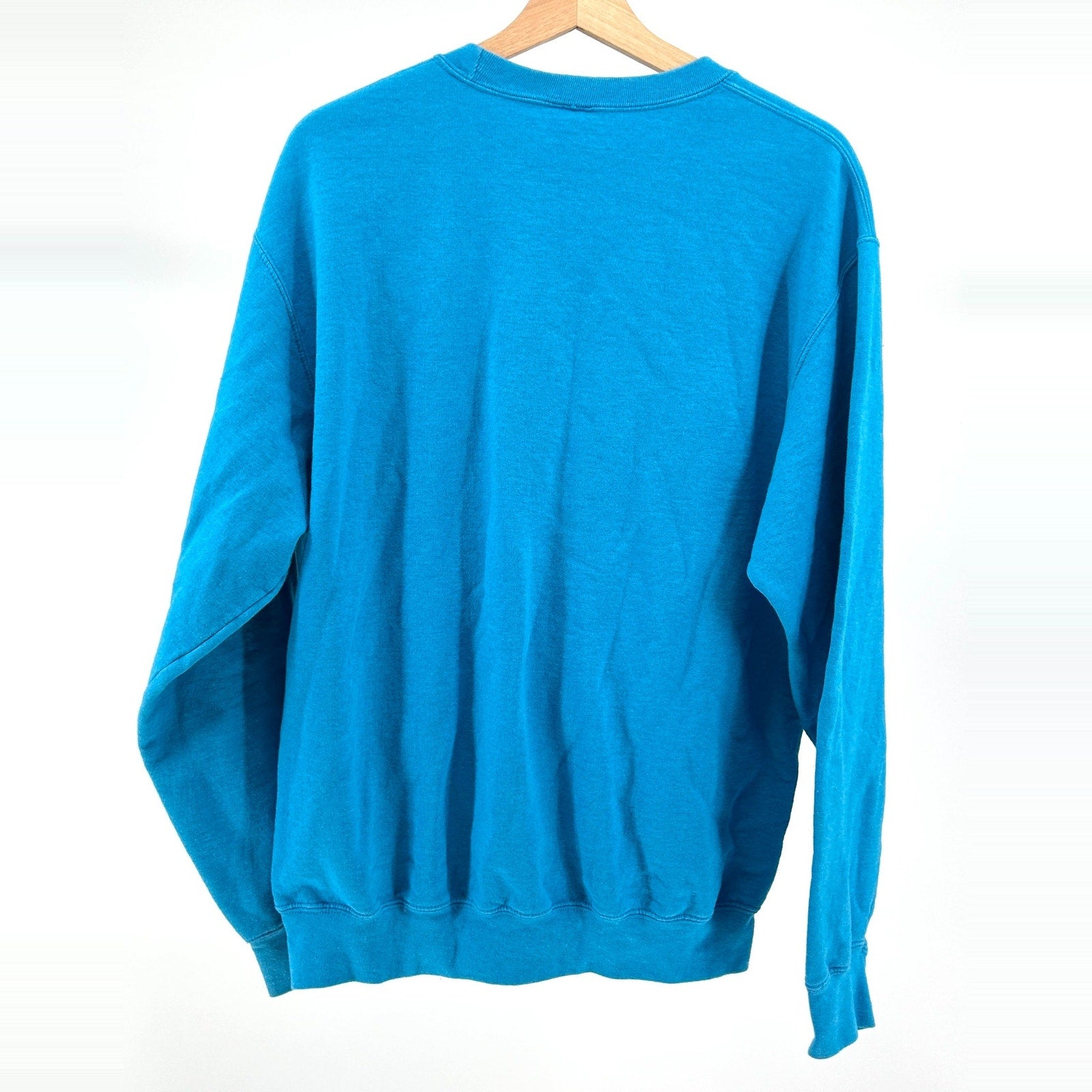 Vintage 90s Las Olas Teal Graphic Sweatshirt