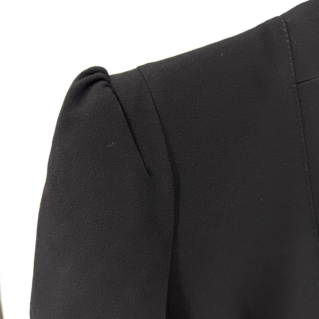 Karen Millen Black Structured Bodice Pockets Tapered Leg Jumpsuit