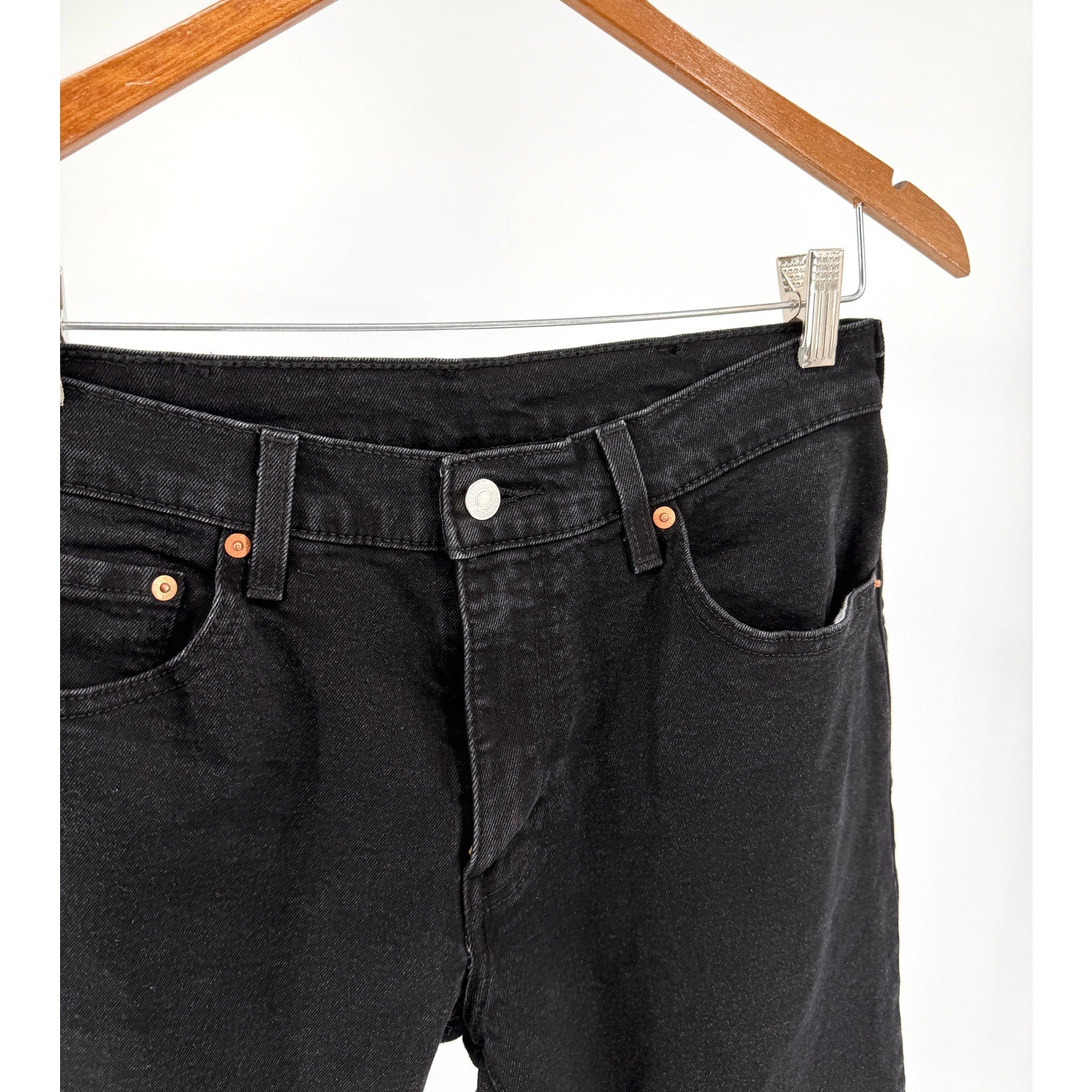 Levi's Black Minimalist Bootcut Denim Jeans