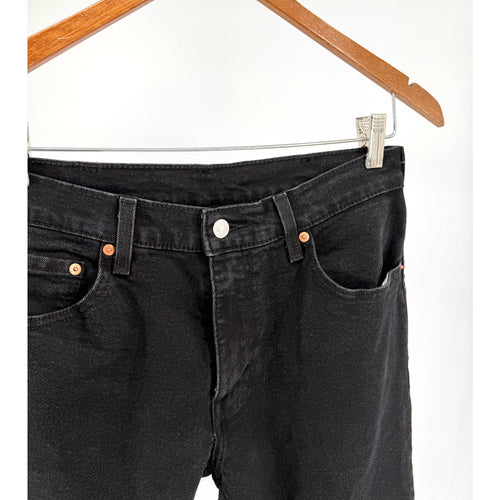 Levi's Black Minimalist Bootcut Denim Jeans