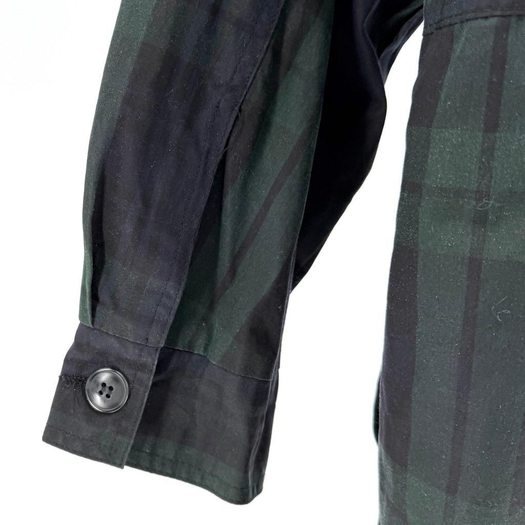 Vintage 90s Kakadu Traders Green Blue Tartan Cotton Oilskin Outback Jacket