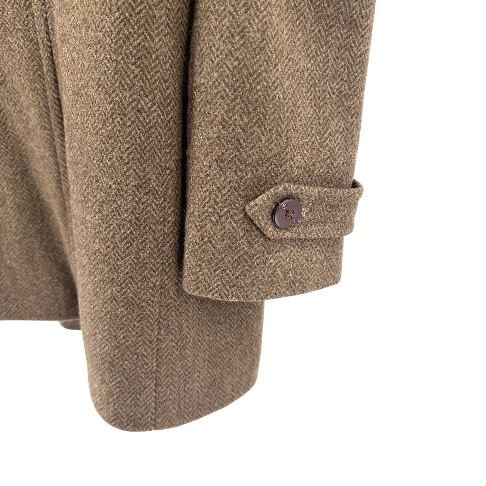 Tommy Hilfiger Brown 100% Wool Toggle Duffle Coat