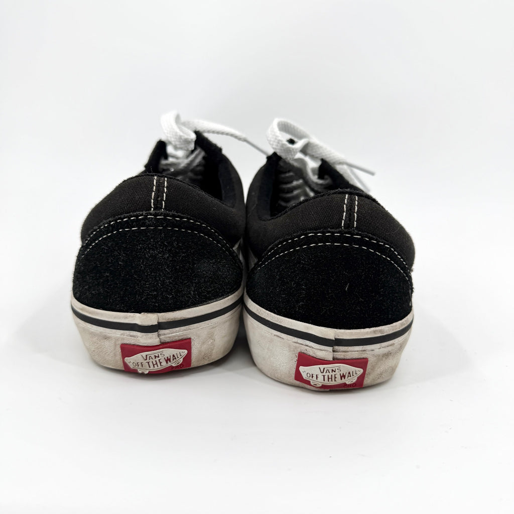 Vans Black White Canvas Suede Pro UltraKush Classic Skate Sneakers