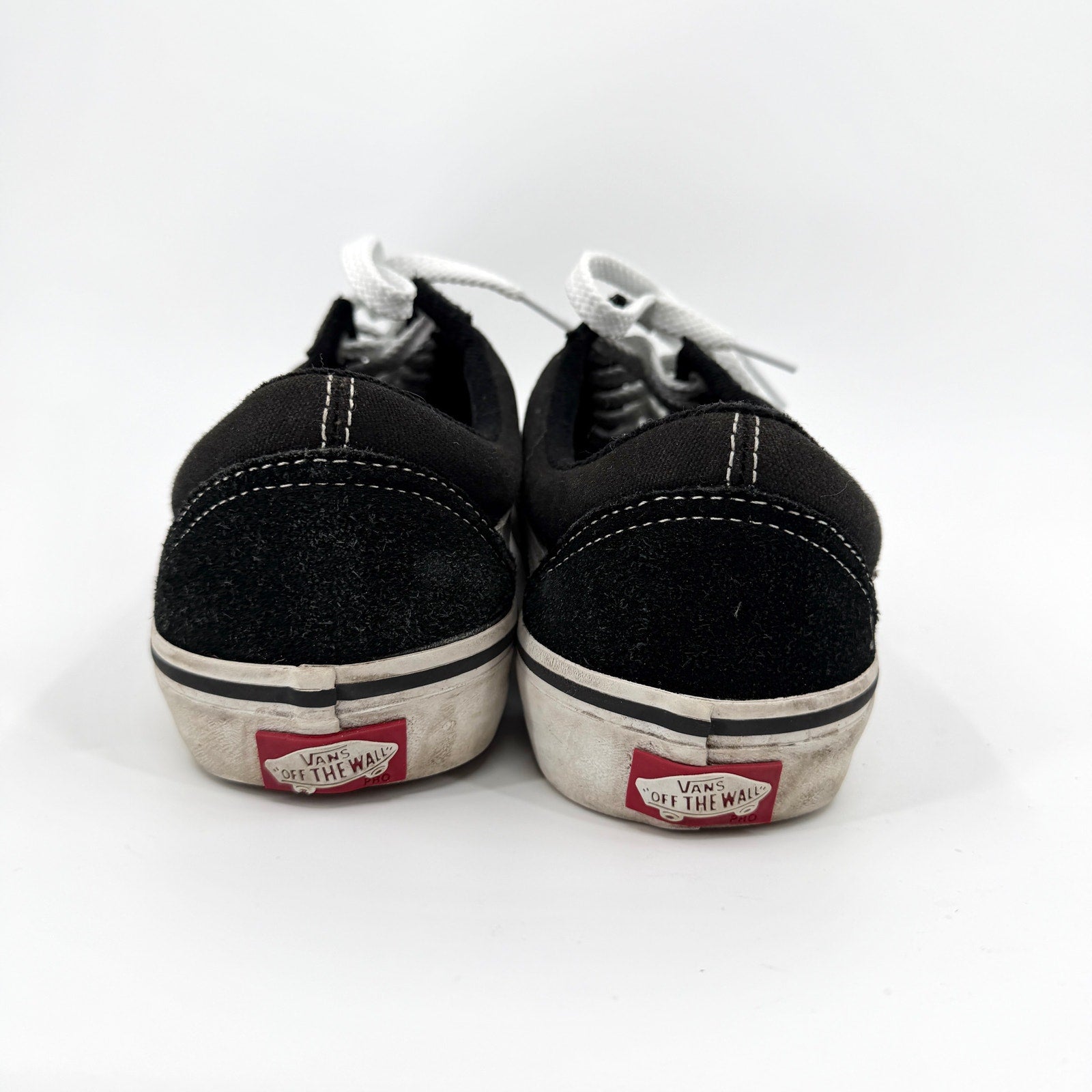 Vans Black White Canvas Suede Pro UltraKush Classic Skate Sneakers