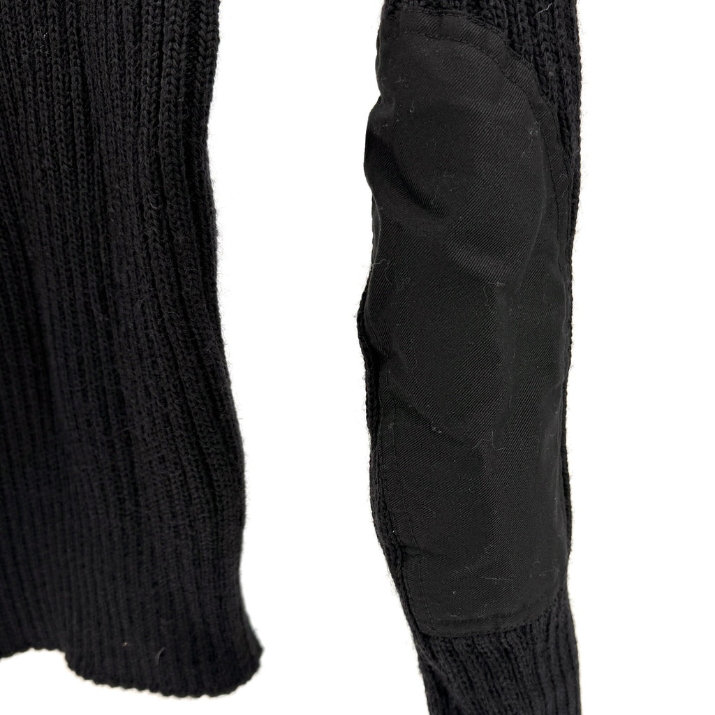 Vintage 90s Brigade Quartermasters Ltd Black 100% Wool "Woolly Pully" Sweater
