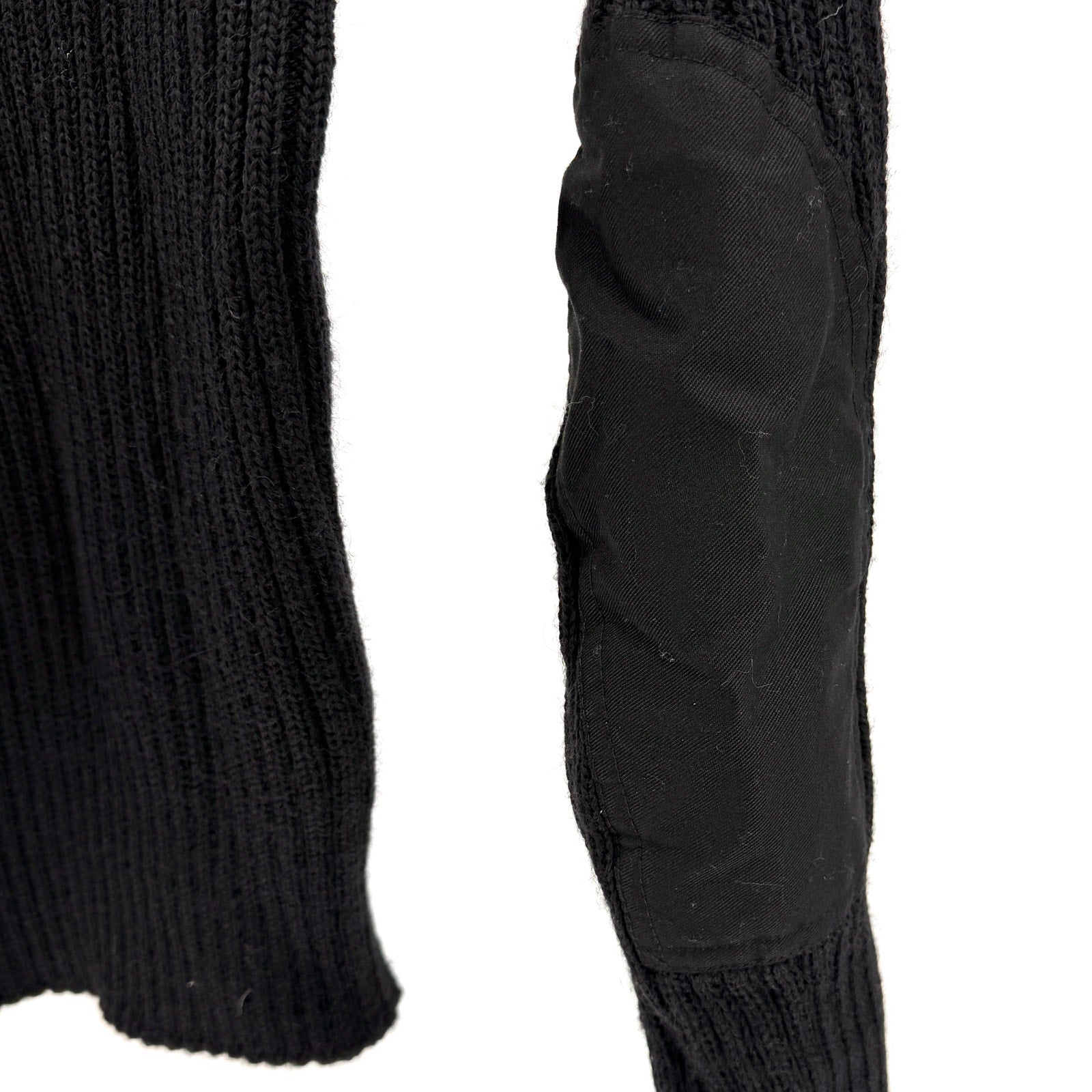Vintage 90s Brigade Quartermasters Ltd Black 100% Wool "Woolly Pully" Sweater